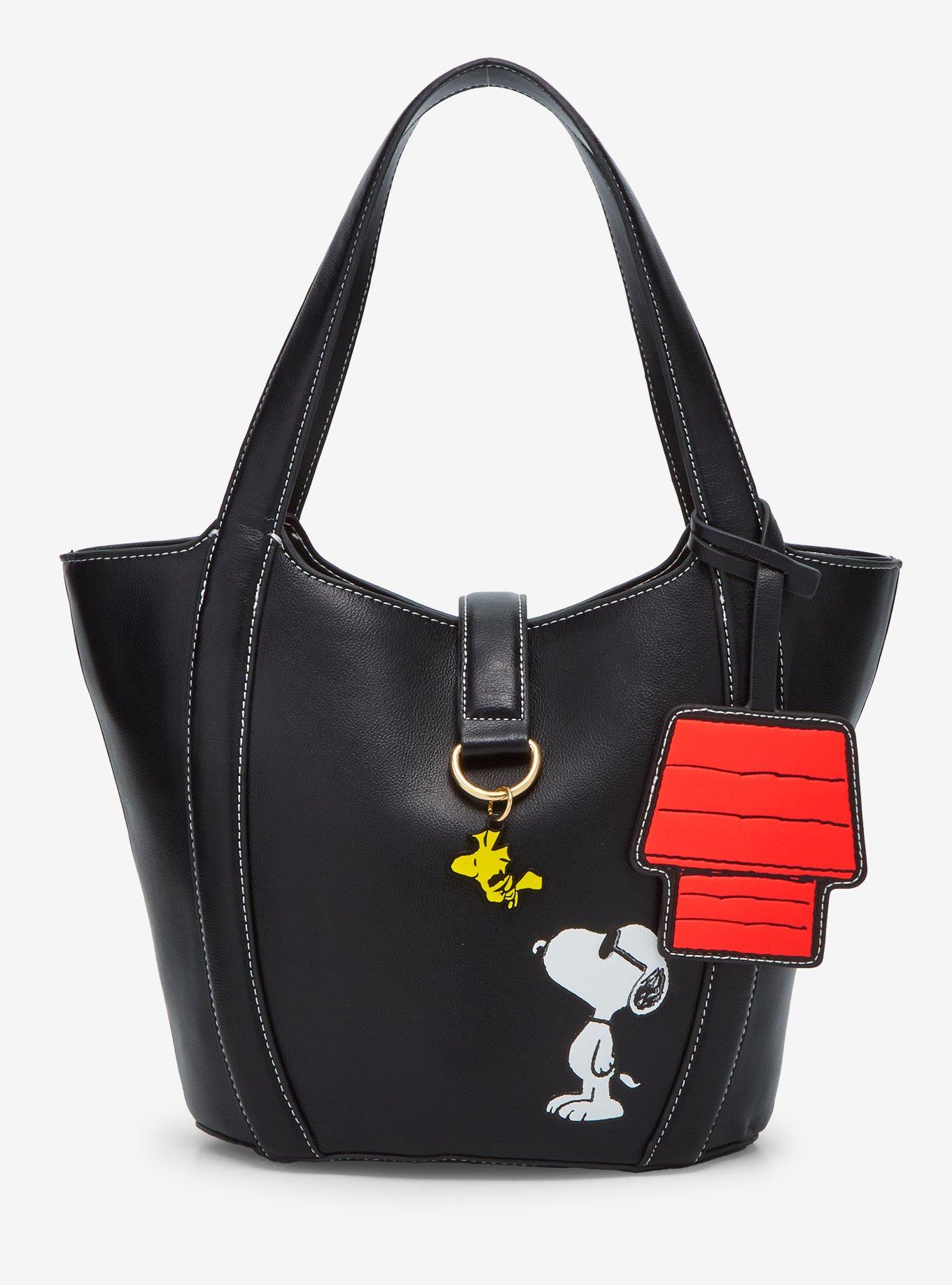 Peanuts Snoopy & Woodstock Sunglasses Pebble Textured Purse — BoxLunch Exclusive, , hi-res