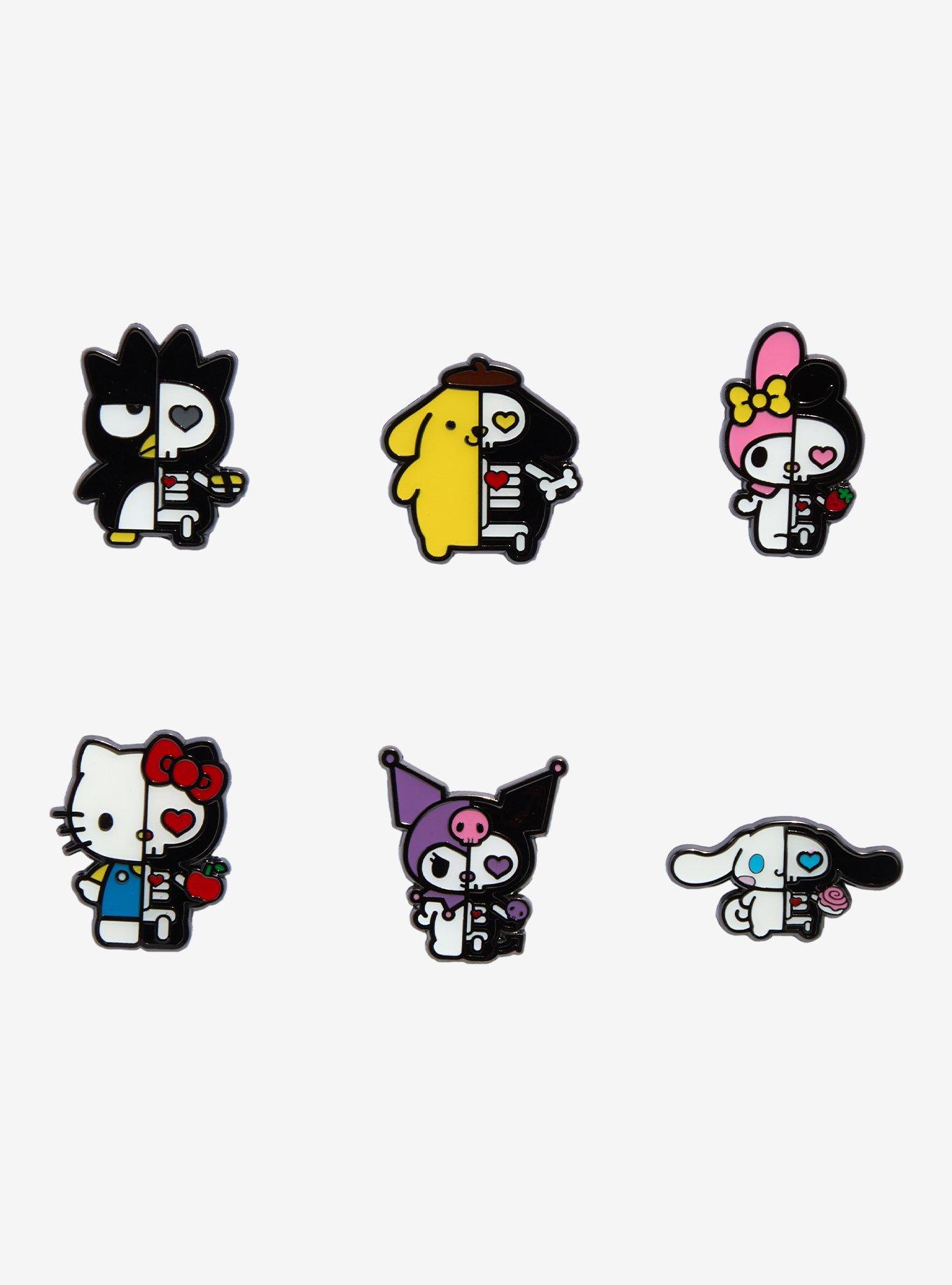 Loungefly Hello Kitty And Friends Split Skeleton Blind Box Enamel Pin, , hi-res