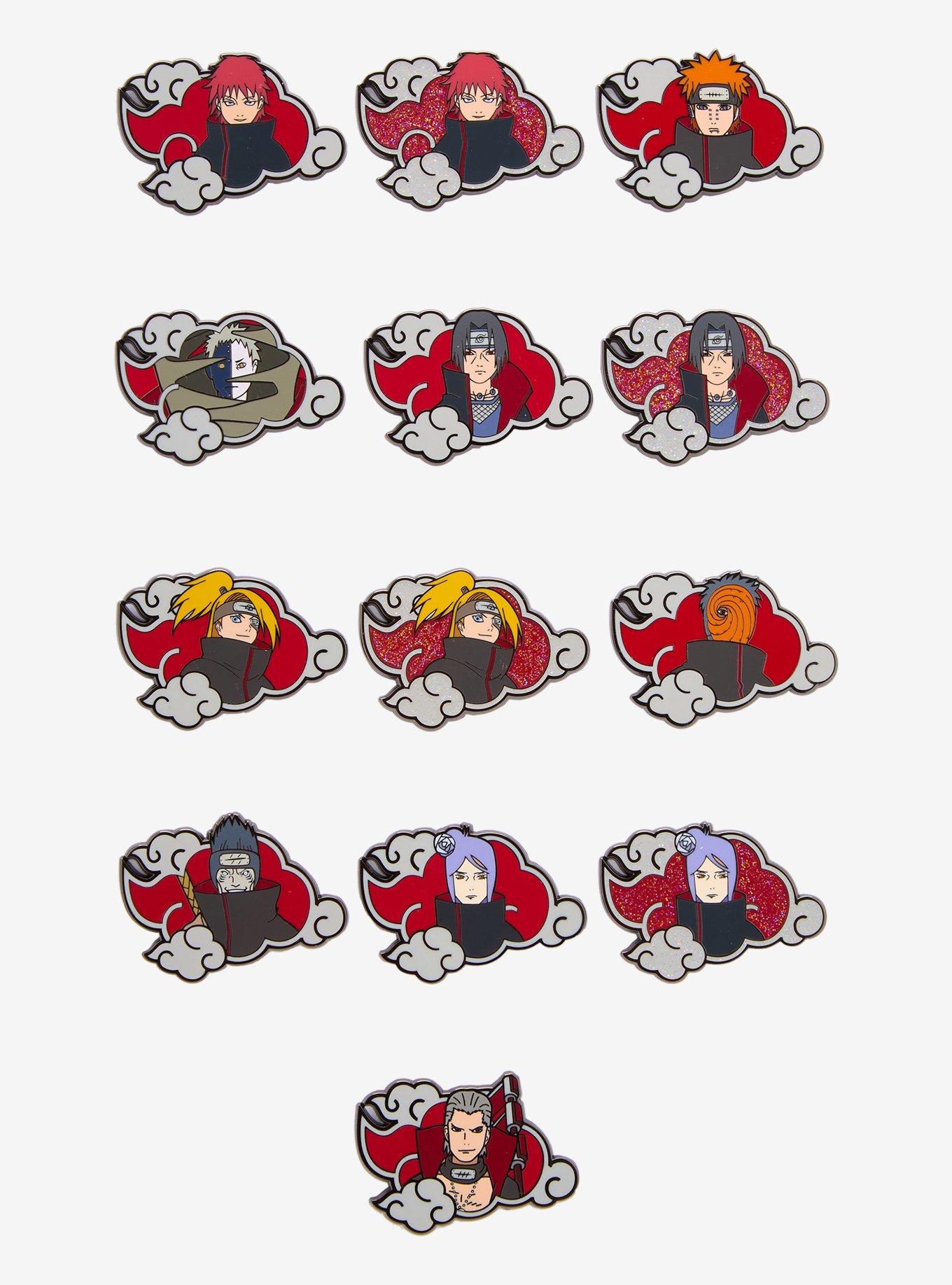 FiGPiN Naruto Shippuden Akatsuki Blind Box Enamel Pin, , hi-res