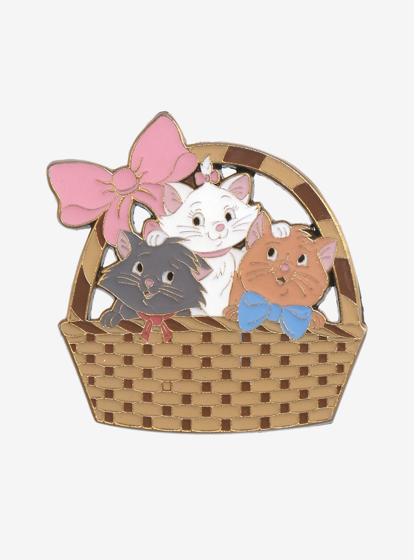 Loungefly Disney The Aristocats Kitten Basket Enamel Pin, , hi-res