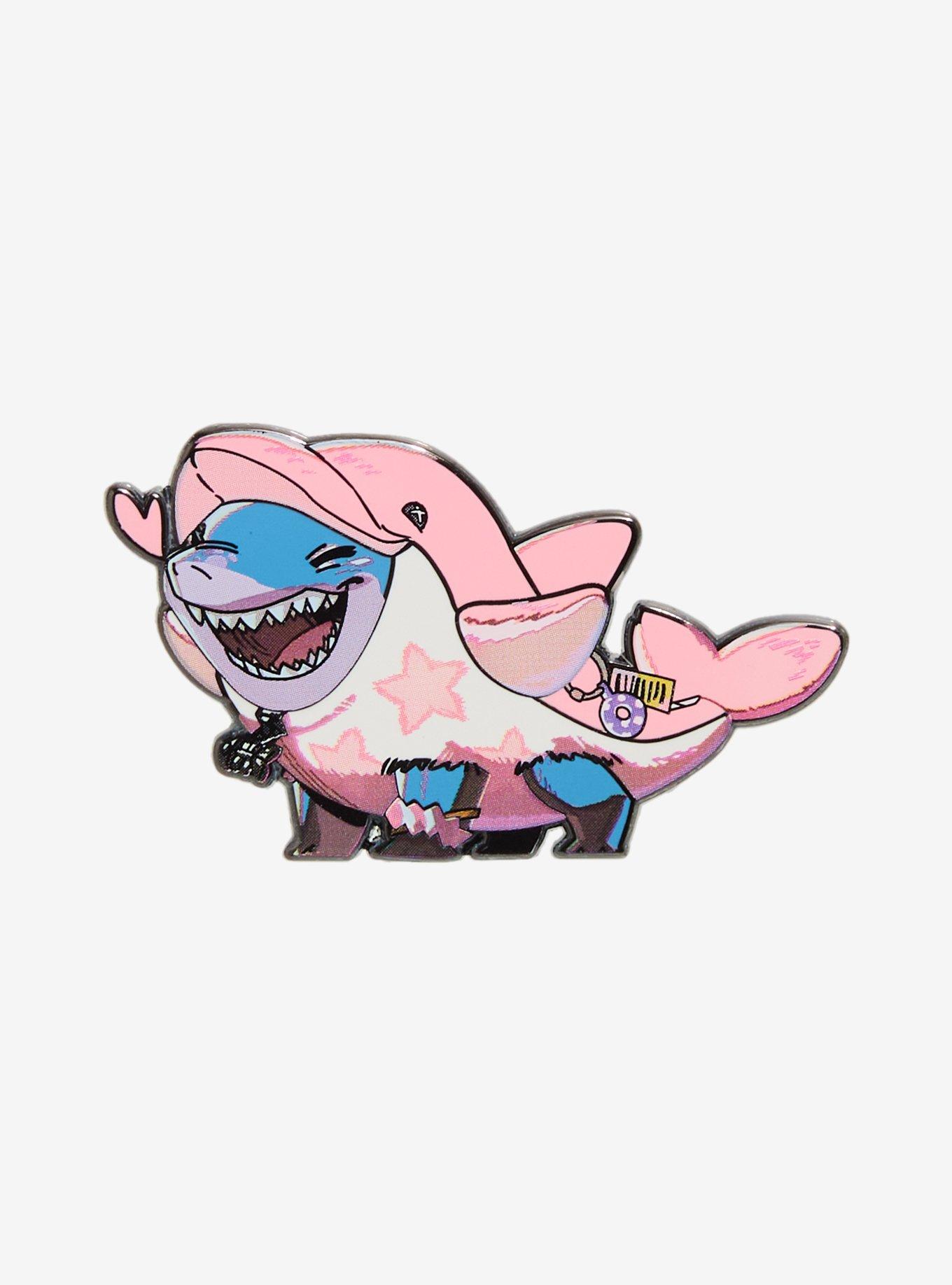 Marvel Rivals Jeff The Land Shark Incognito Dolphin Enamel Pin