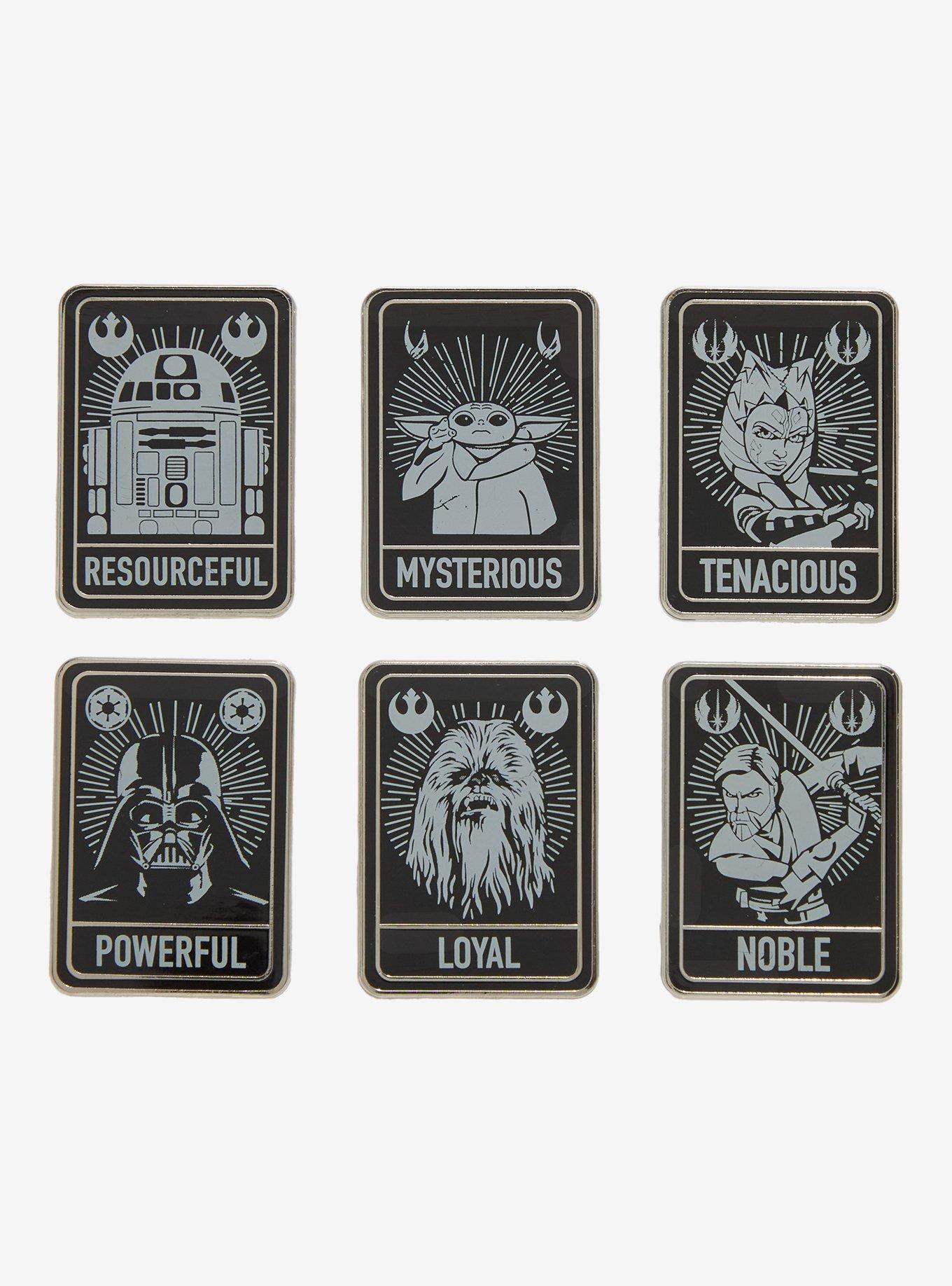 Star Wars Character Tarot Card Blind Box Enamel Pin, , hi-res