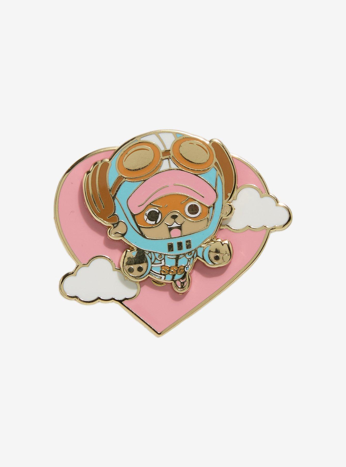 One Piece Chopper Egghead Heart Enamel Pin, , hi-res
