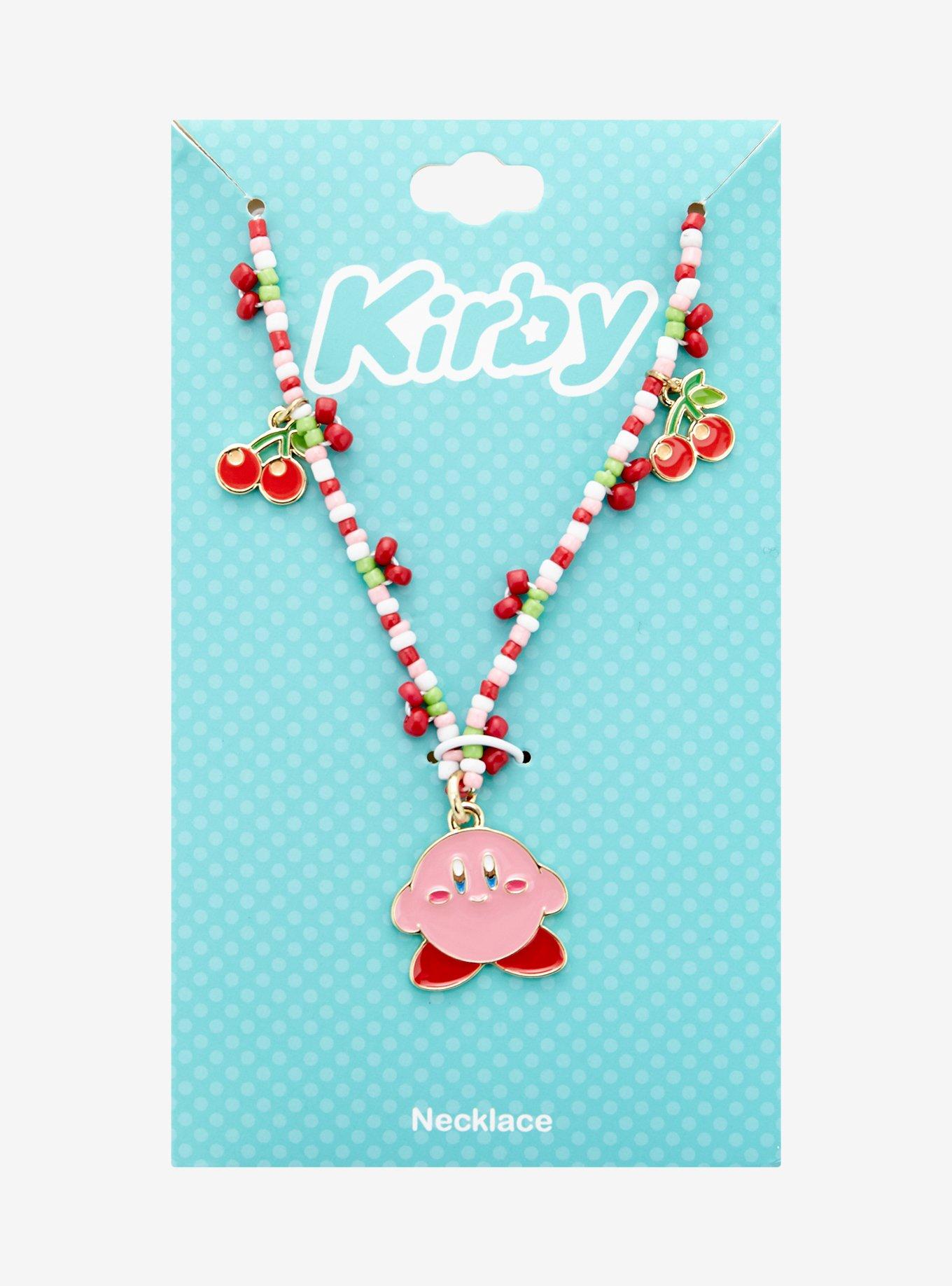 Kirby Cherry Charm Bead Necklace, , hi-res