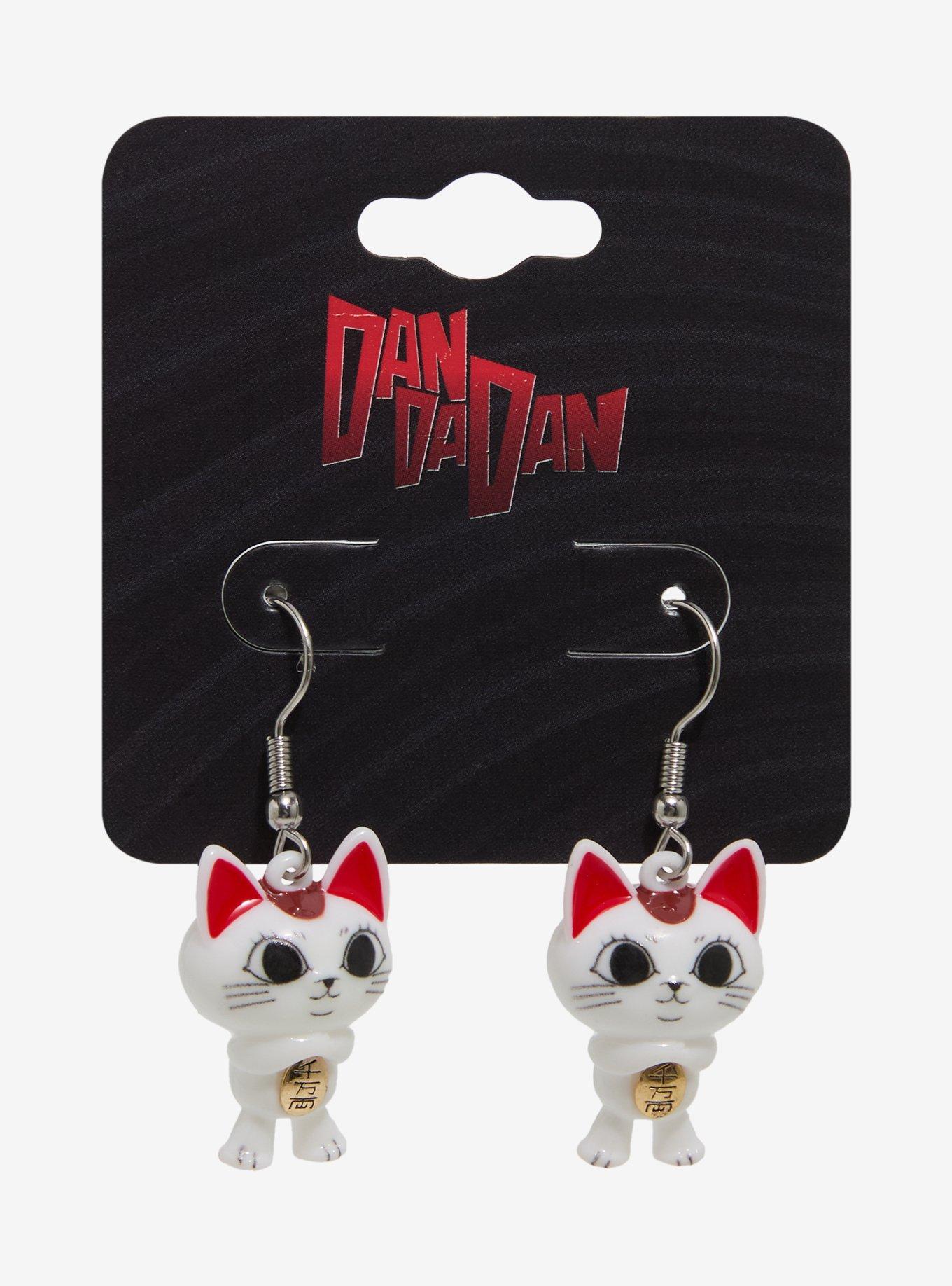 Dandadan Turbo Granny Cat Earrings, , hi-res