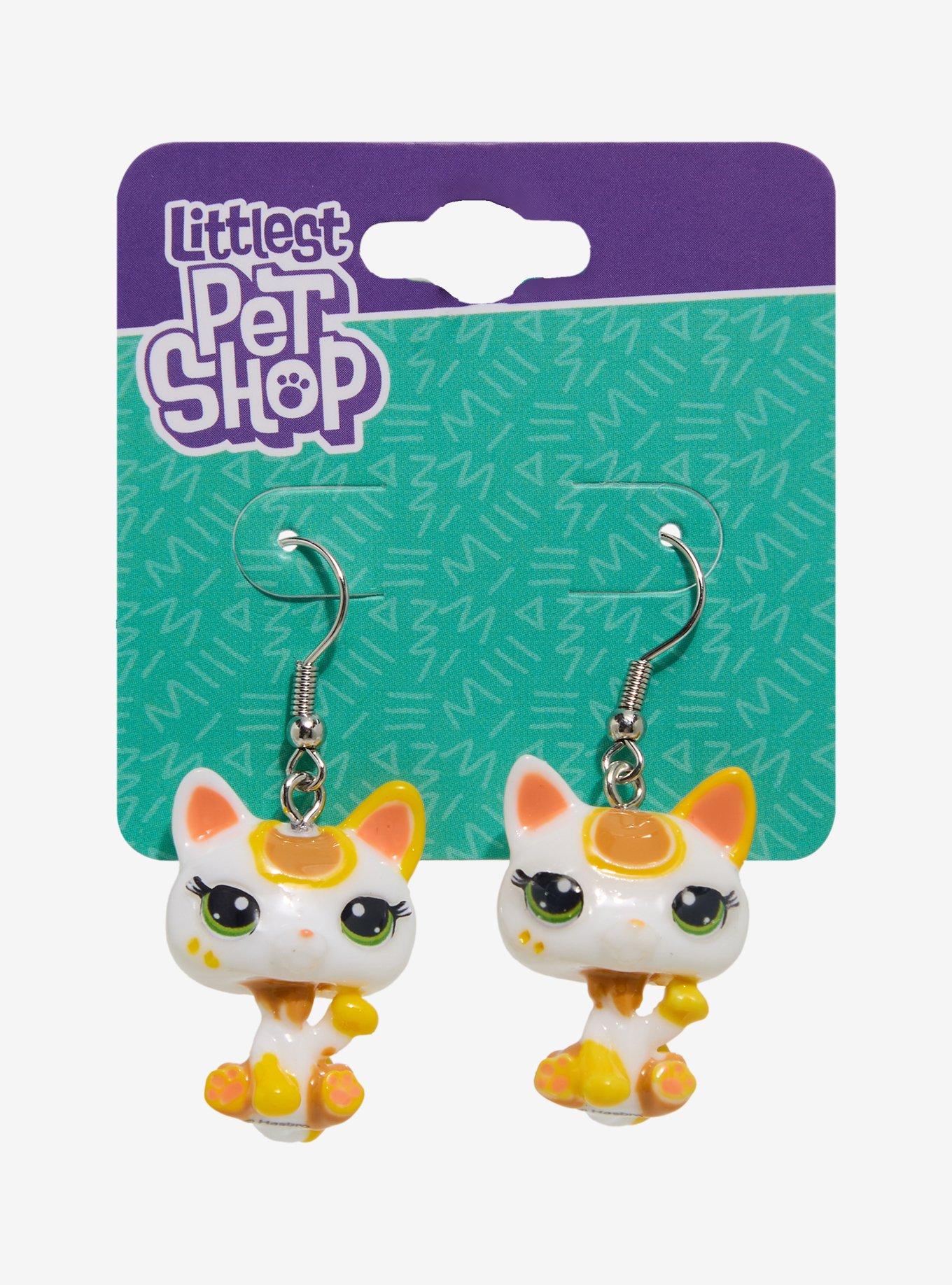 Littlest Pet Shop Calico Cat 3D Earrings, , hi-res