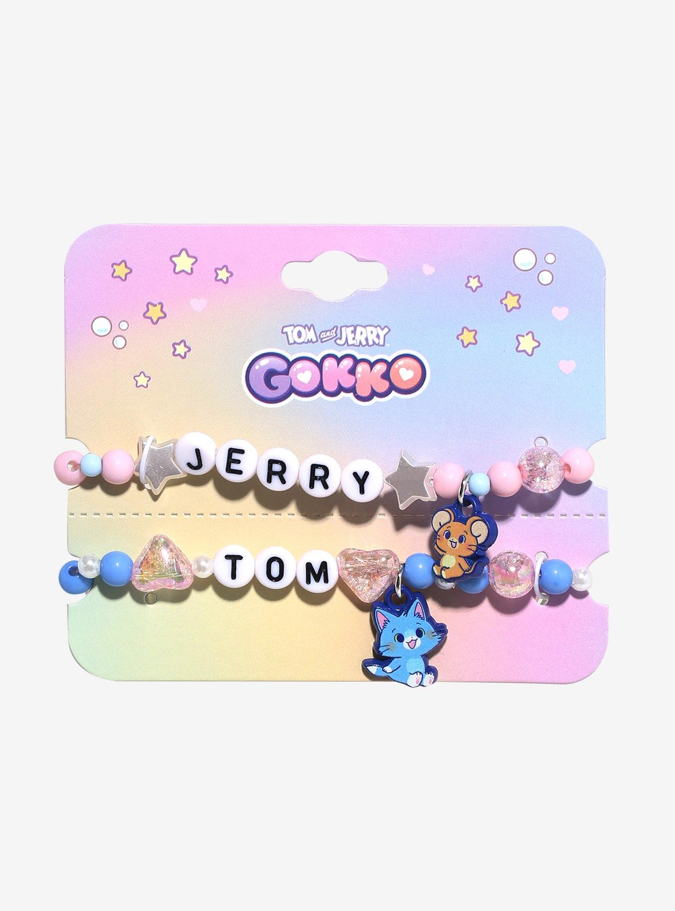 Tom And Jerry Gokko Best Friend Bead Bracelet Set, , hi-res