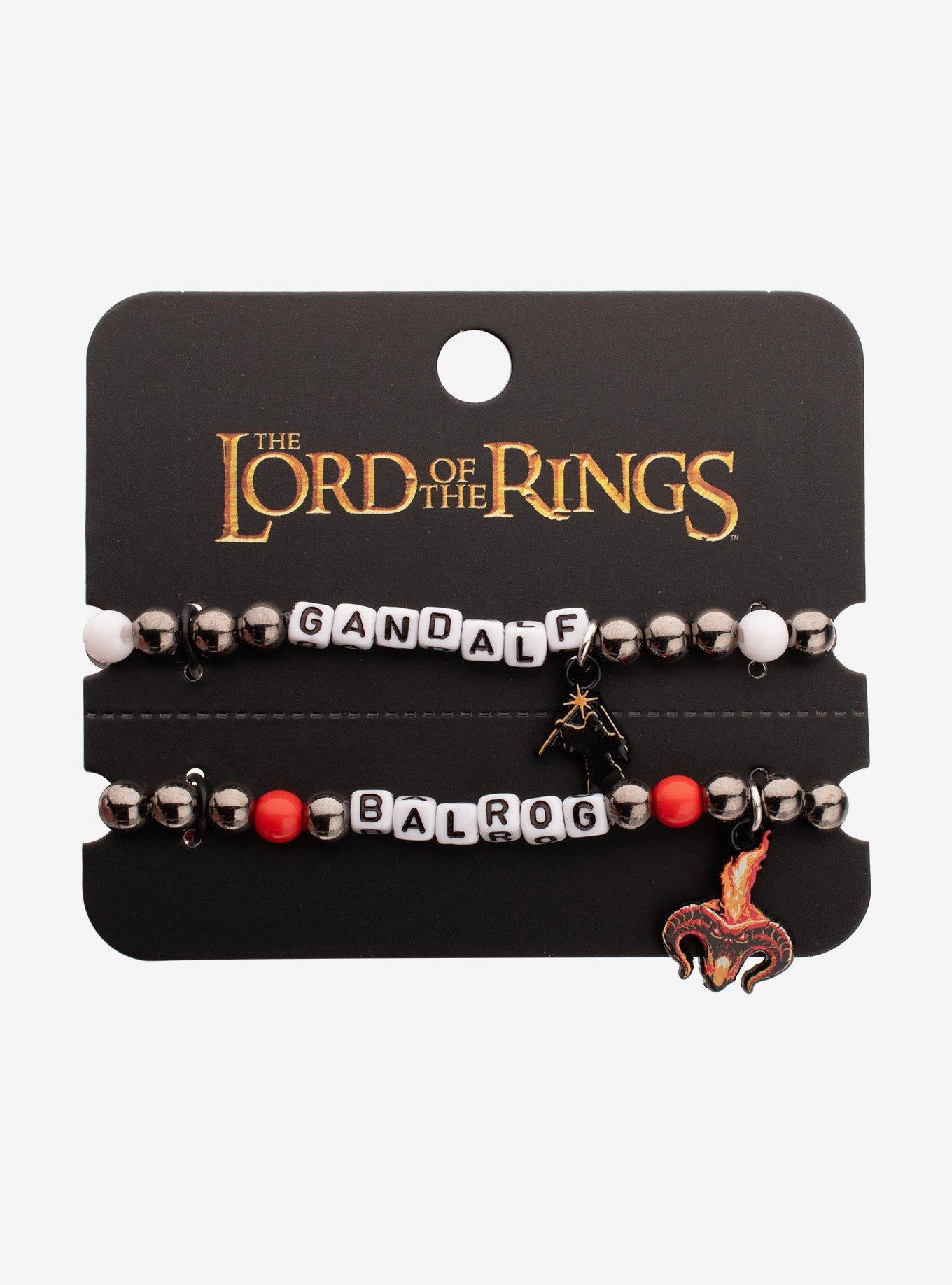 The Lord Of The Rings Gandalf & Balrog Bead Bracelet Set, , hi-res