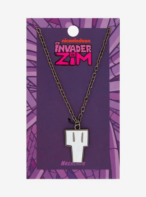 Invader Zim Gaz Skull Pendant Necklace | Hot Topic