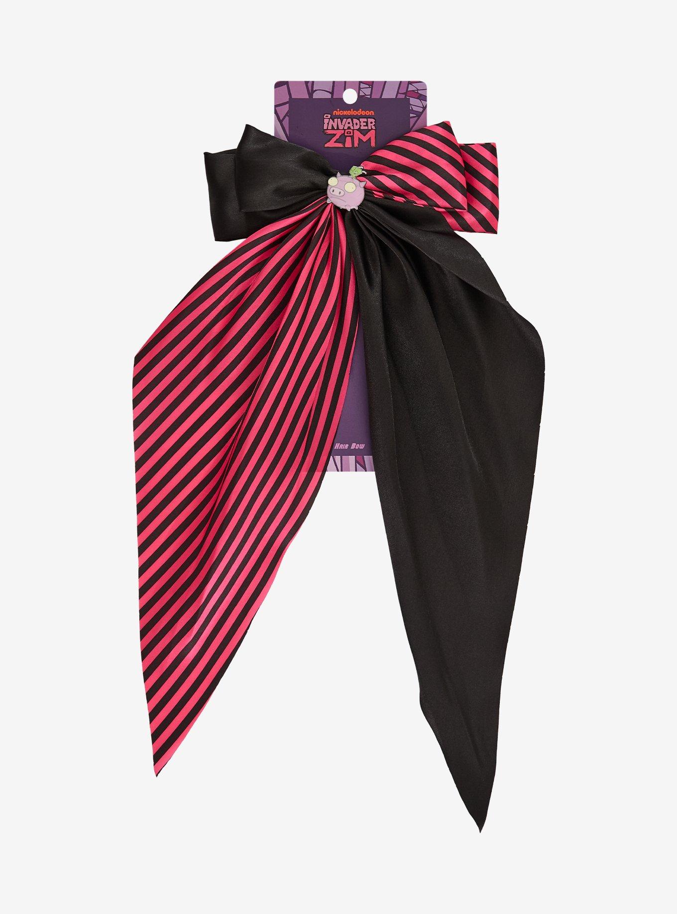 Invader Zim GIR & Pig Stripe Hair Bow, , hi-res