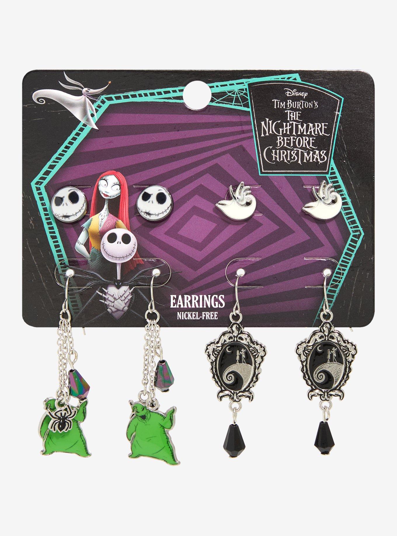 The Nightmare Before Christmas Character Earring Set, , hi-res