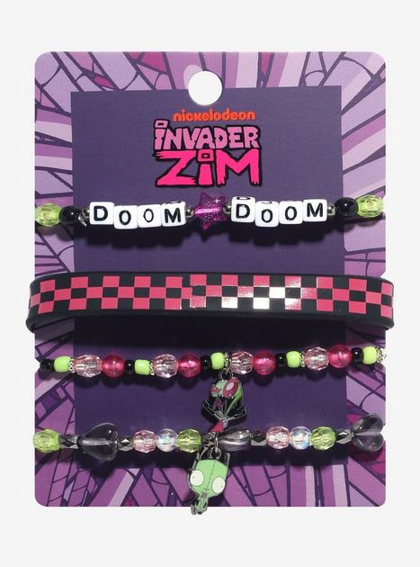 Invader Zim GIR & Zim Bracelet Set | Hot Topic