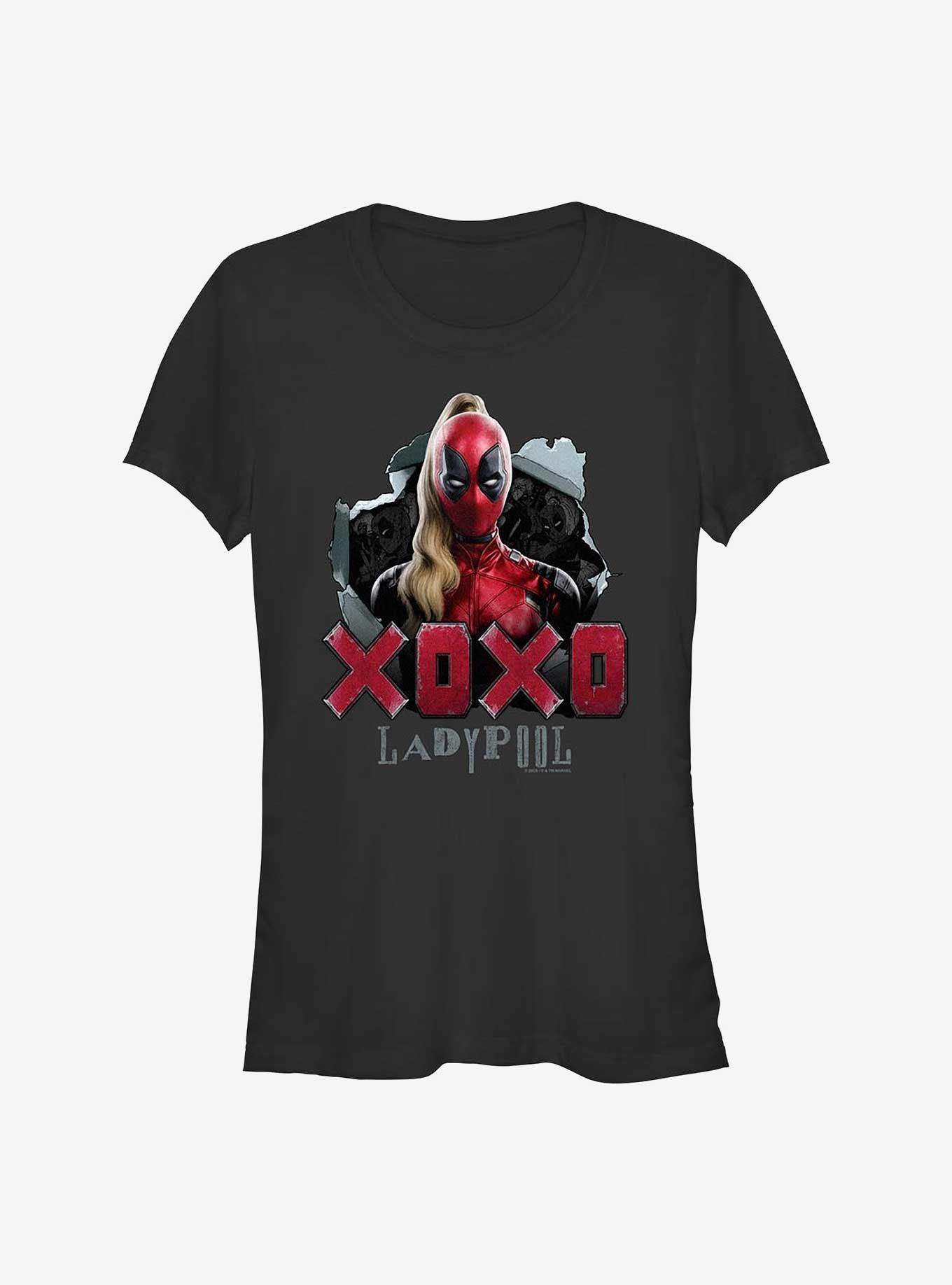 Marvel Deadpool & Wolverine XOXO Ladypool Girls T-Shirt, , hi-res