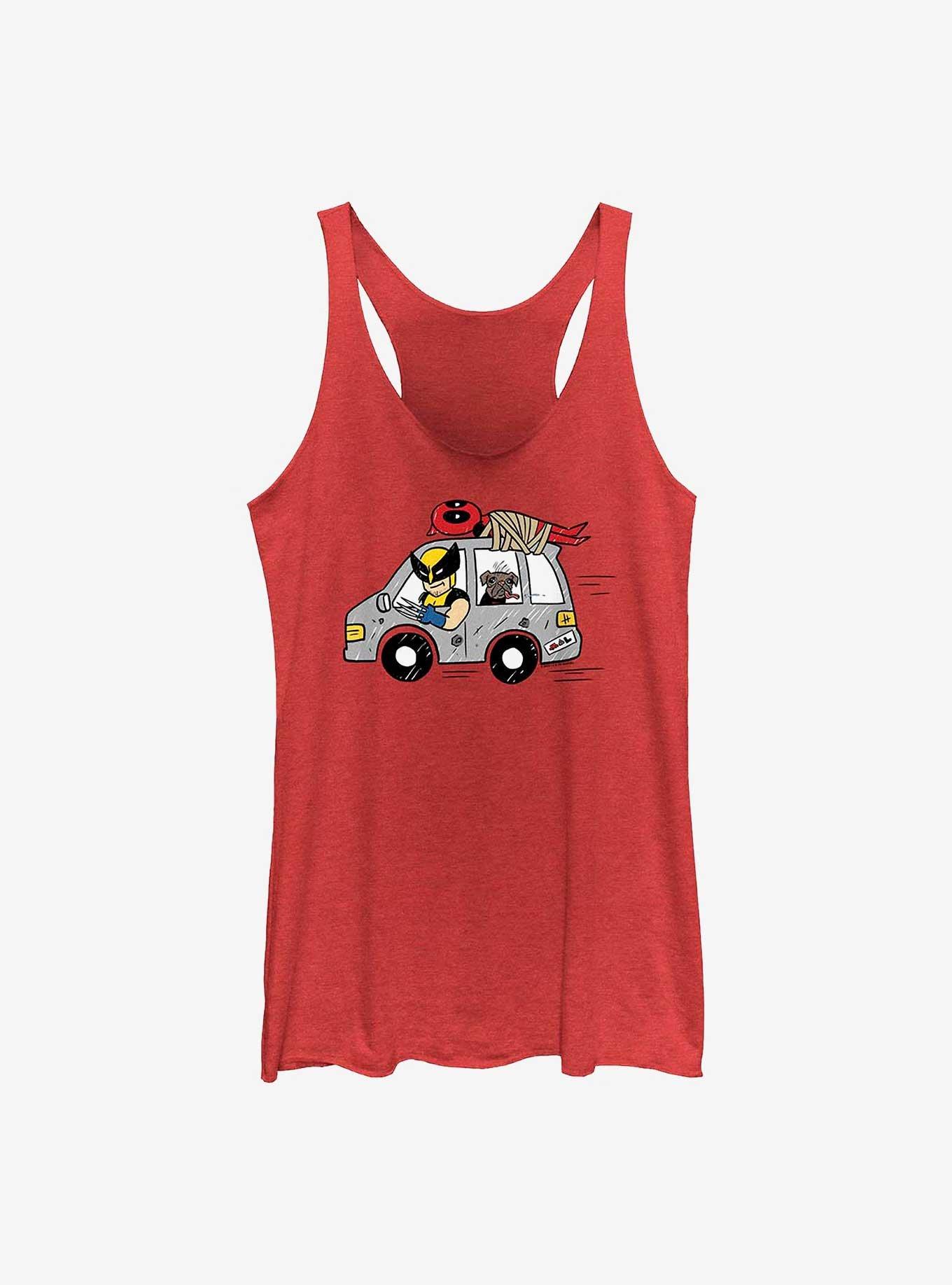 Marvel Deadpool & Wolverine Road Trip With Dogpool Girls Tank, , hi-res