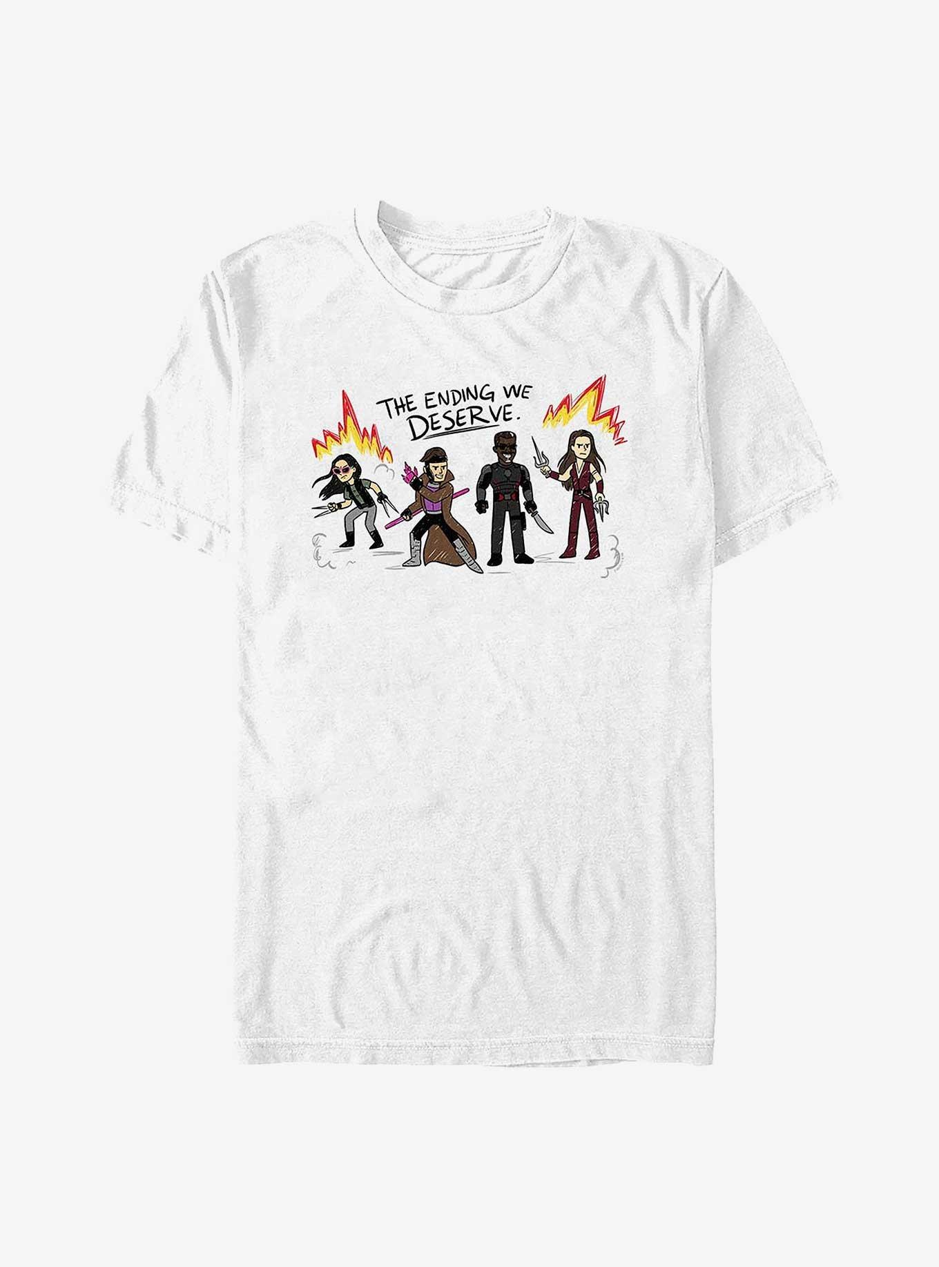 Marvel Deadpool & Wolverine The Ending We Deserve T-Shirt, , hi-res