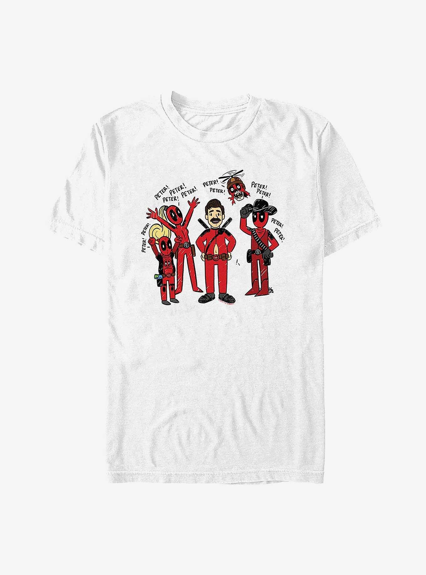 Marvel Deadpool & Wolverine We Love Peter T-Shirt, , hi-res