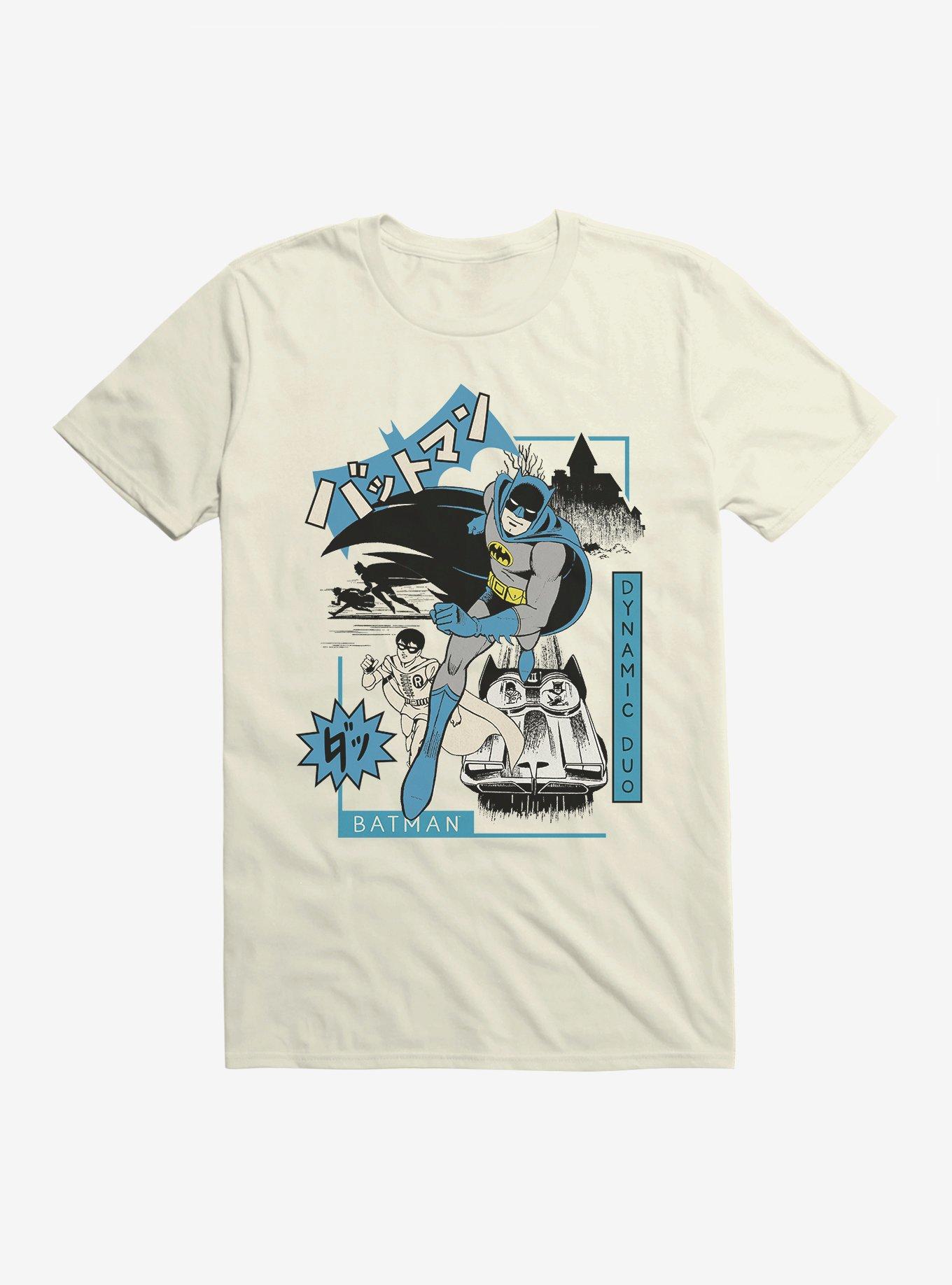 DC Batman & Robin Dynamic Duo T-Shirt, NATURAL, hi-res