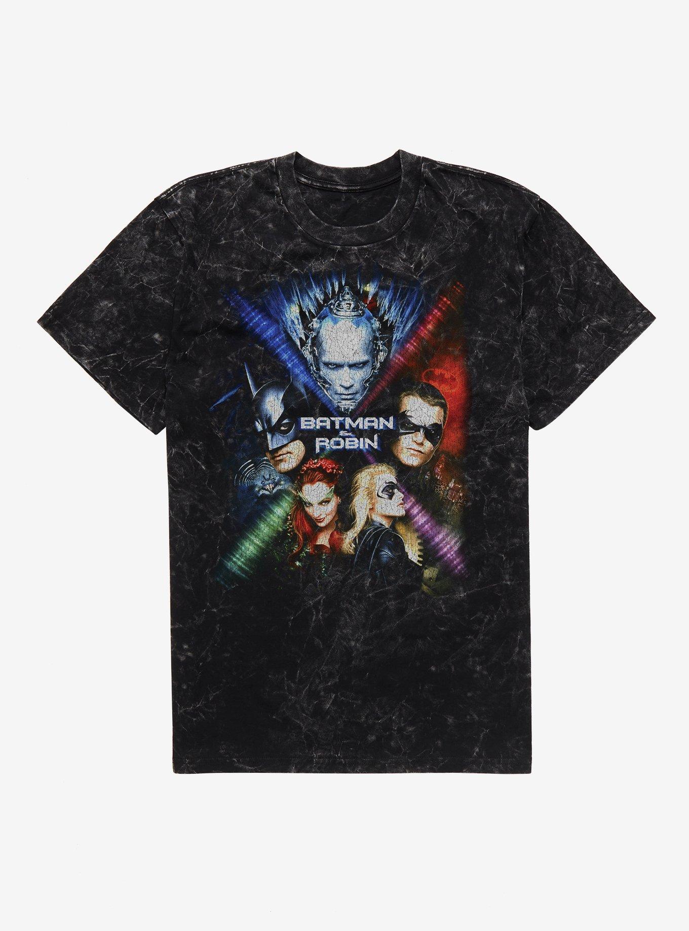 Batman & Robin Movie Poster Mineral Wash T-Shirt, , hi-res