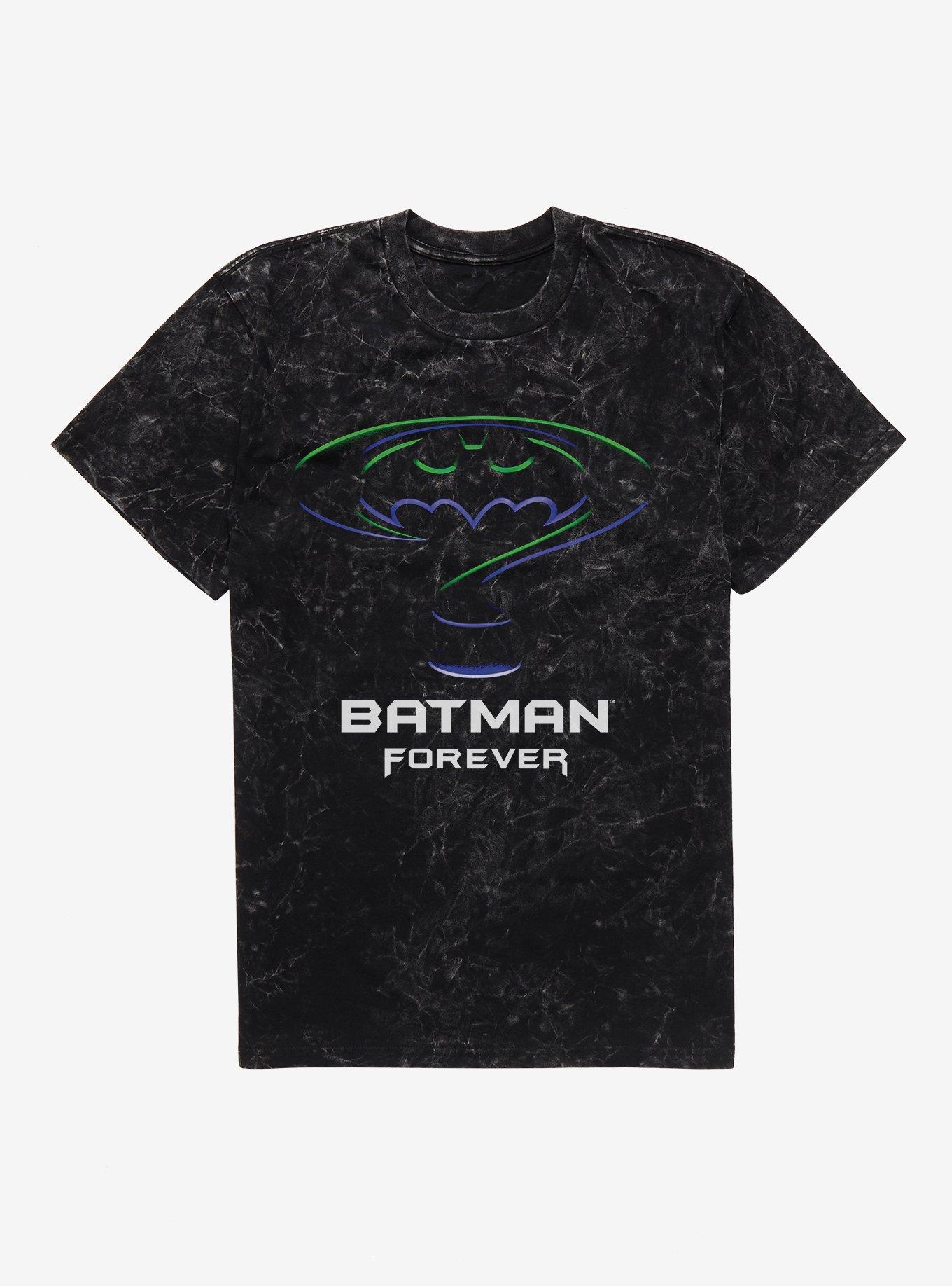 DC Batman Forever Logo Mineral Wash T-Shirt, , hi-res