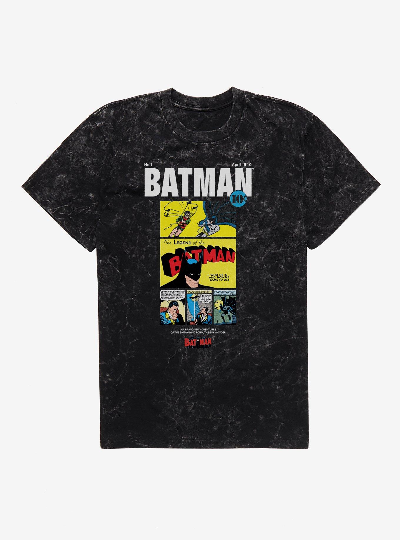 DC Batman 1940 Comic Legend Mineral Wash T-Shirt, , hi-res