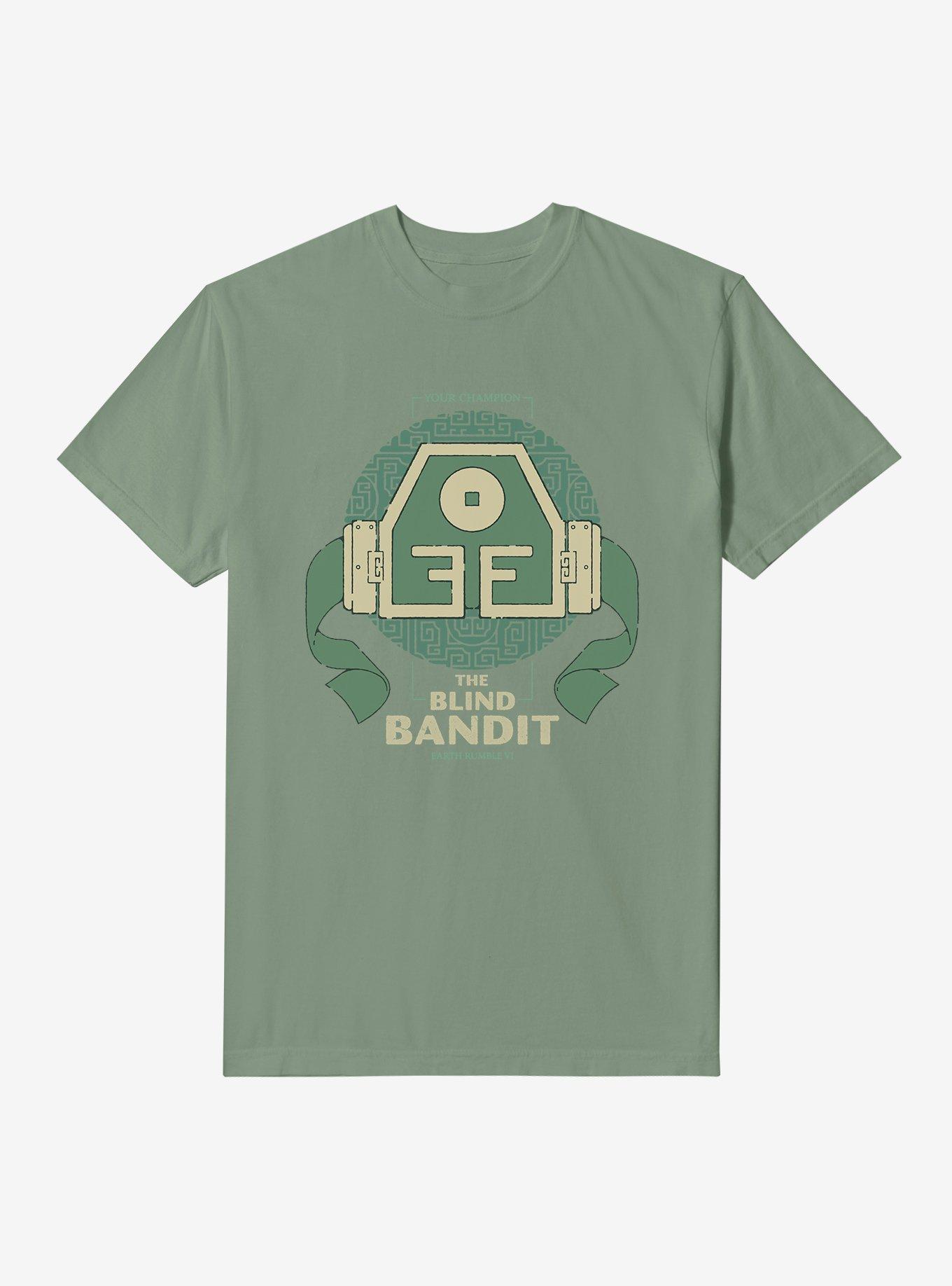 Avatar: The Last Airbender Blind Bandit Garment Dye T-Shirt,All Products : American Fashion Style Bags On Sale