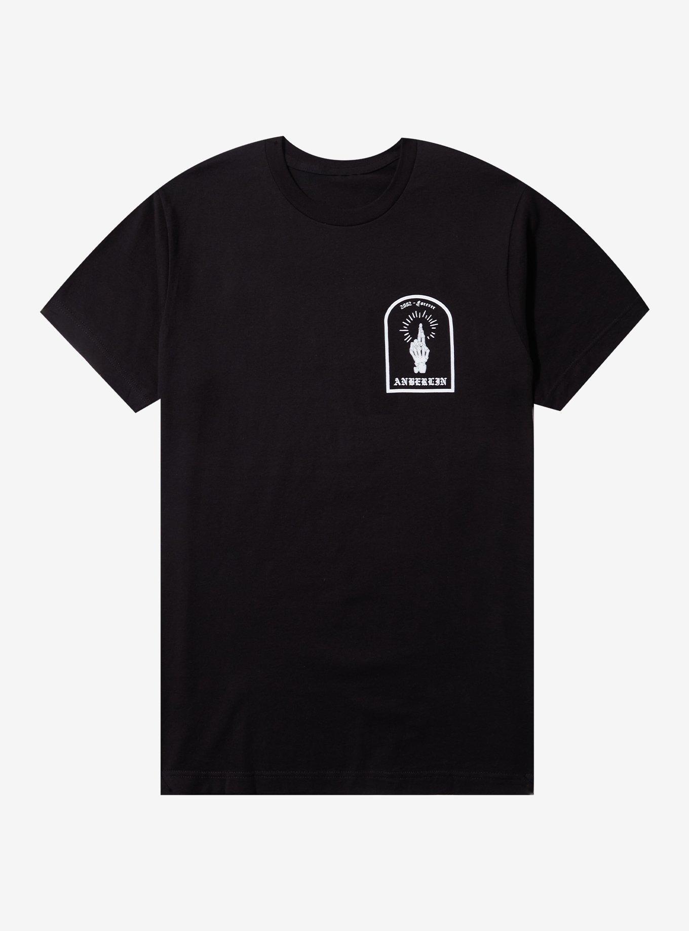 Anberlin Forever Skeleton Hand T-Shirt, , hi-res