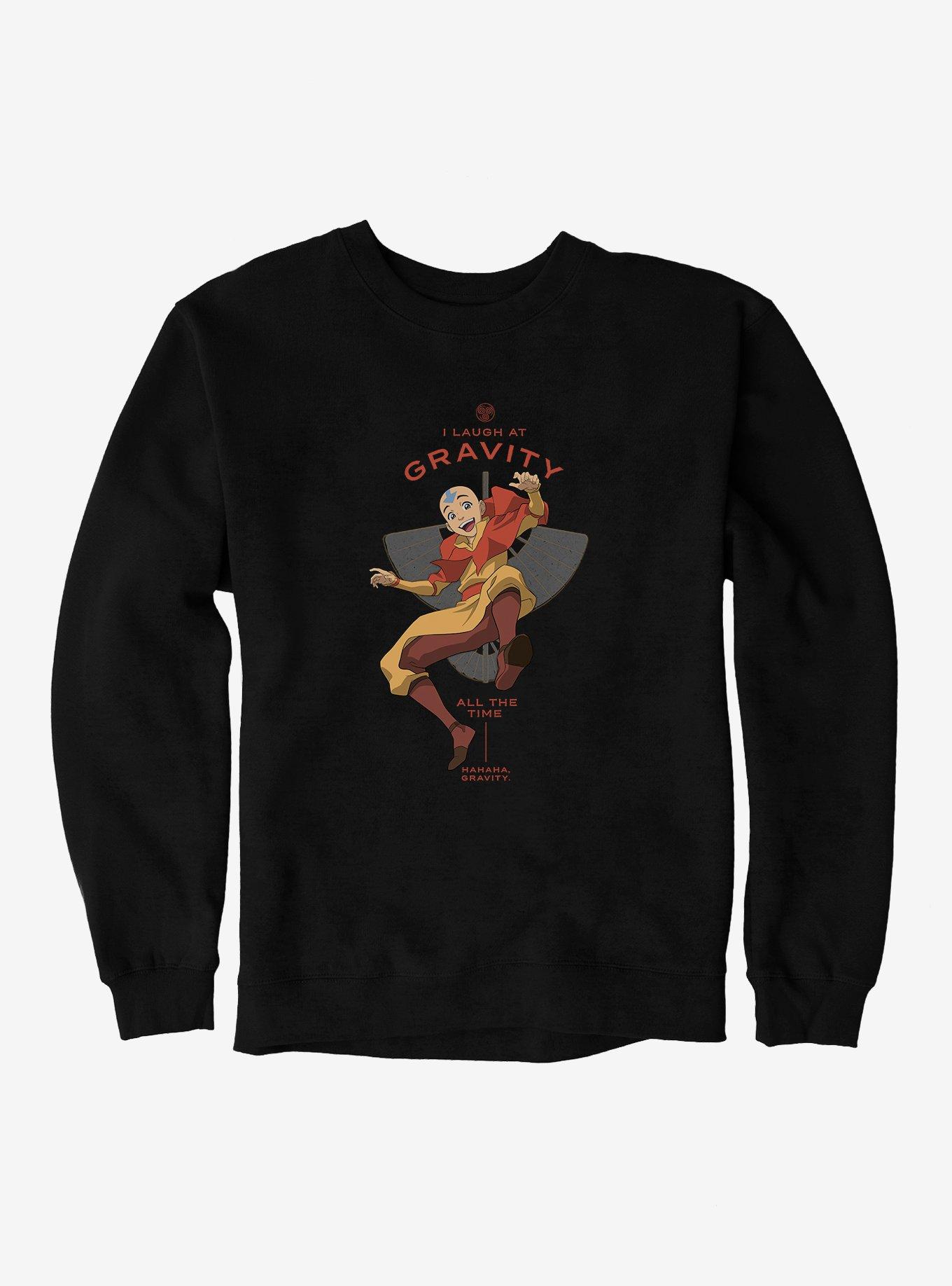 Avatar: The Last Airbender Aang Laugh At Gravity Sweatshirt, , hi-res