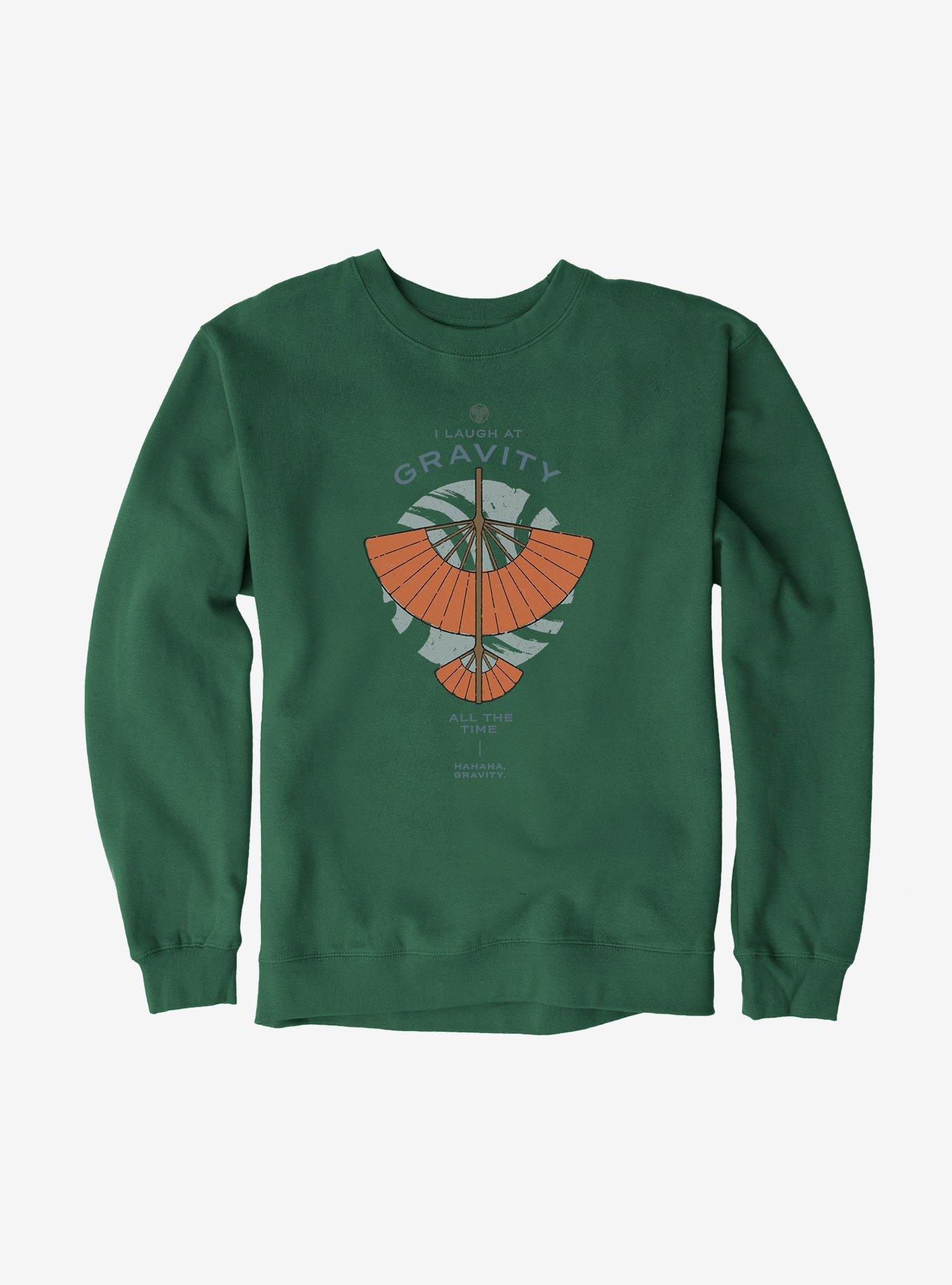 Avatar: The Last Airbender Glider Gravity Sweatshirt, FOREST GREEN, hi-res