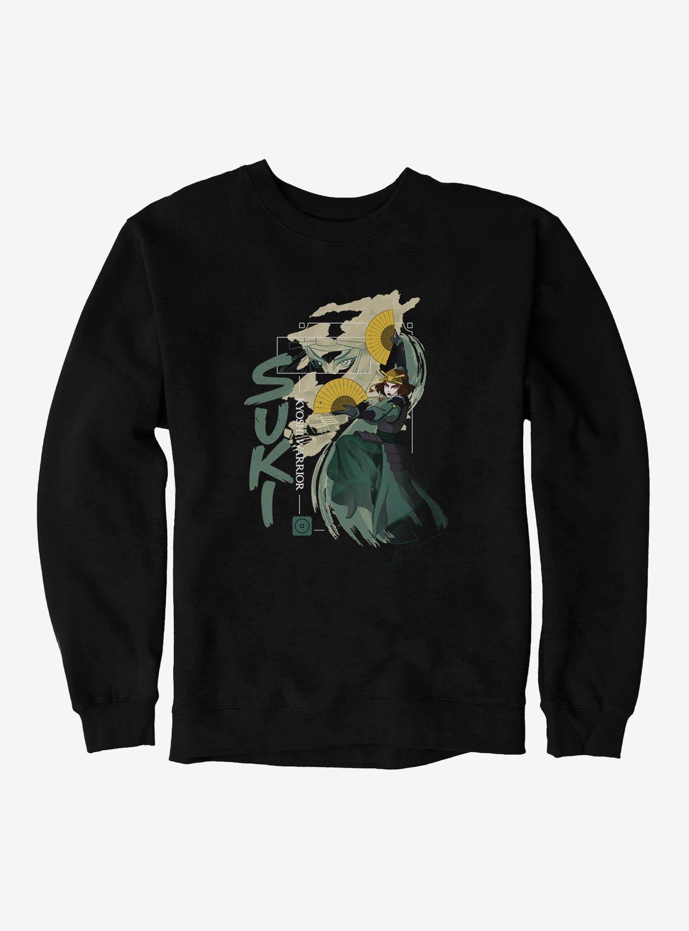 Avatar: The Last Airbender Suki Kyoshi Warrior Sweatshirt, BLACK, hi-res