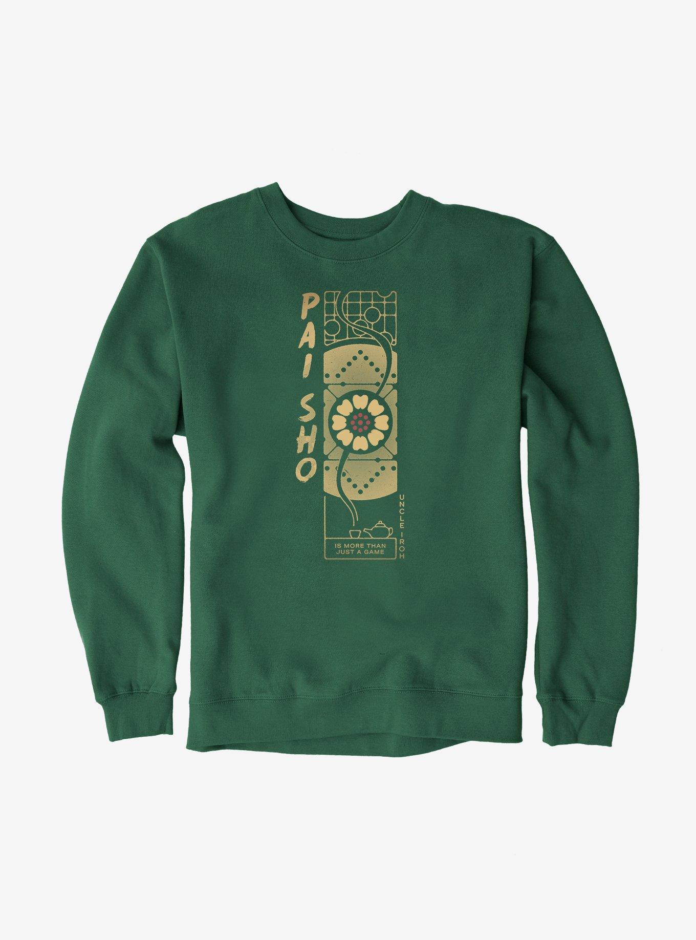 Avatar: The Last Airbender Pai Sho Not Just A Game Sweatshirt, FOREST GREEN, hi-res