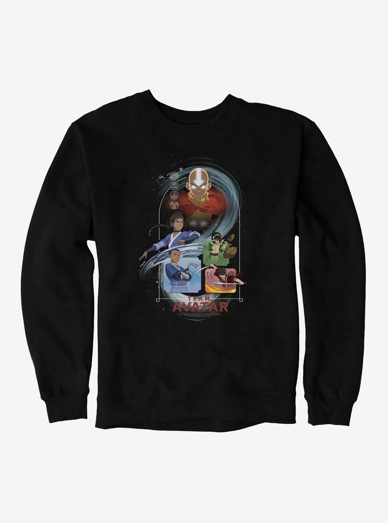 Avatar: The Last Airbender Team Avatar Sweatshirt,All Products : American Fashion Style Bags On Sale