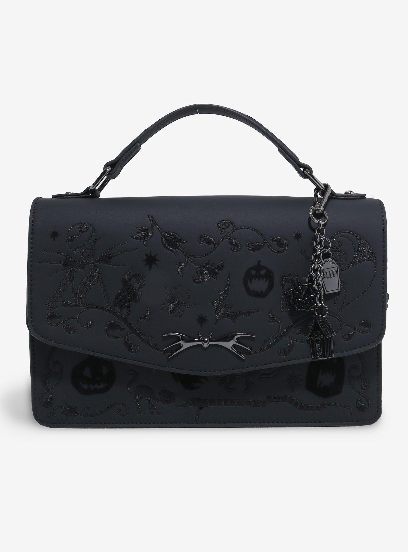 The Nightmare Before Christmas Halloween Town Tonal Icons Crossbody Bag, , hi-res