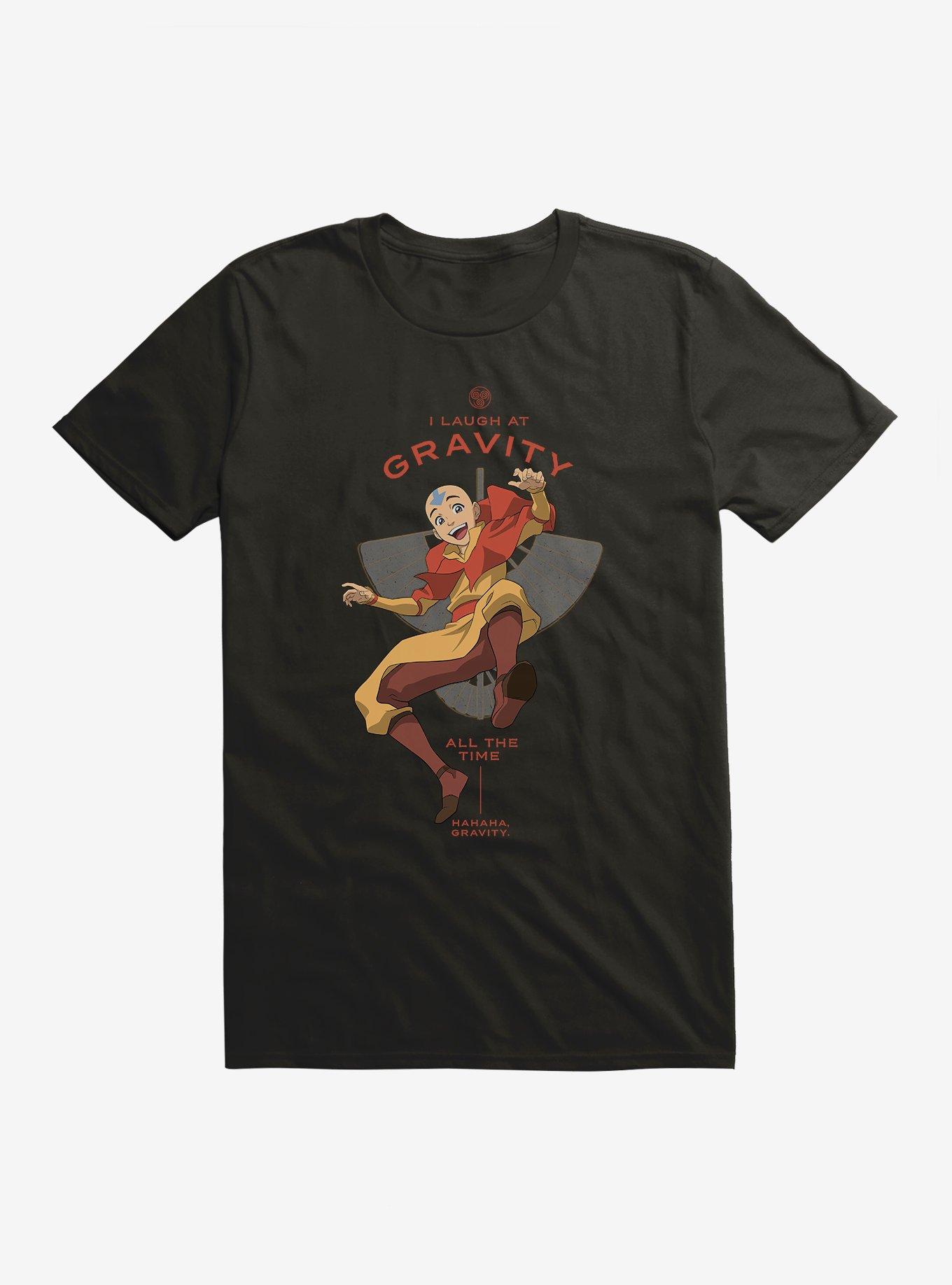Avatar: The Last Airbender Aang Laugh At Gravity T-Shirt,All Products : American Fashion Style Bags On Sale