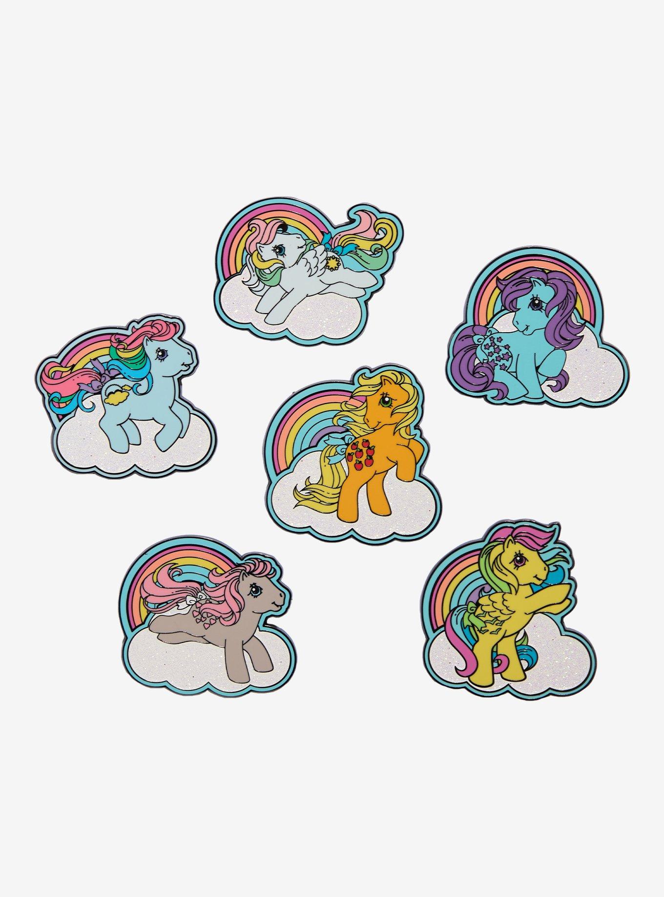Buckle-Down My Little Pony Retro Glitter Blind Box Enamel Pin Hot Topic Exclusive, , hi-res
