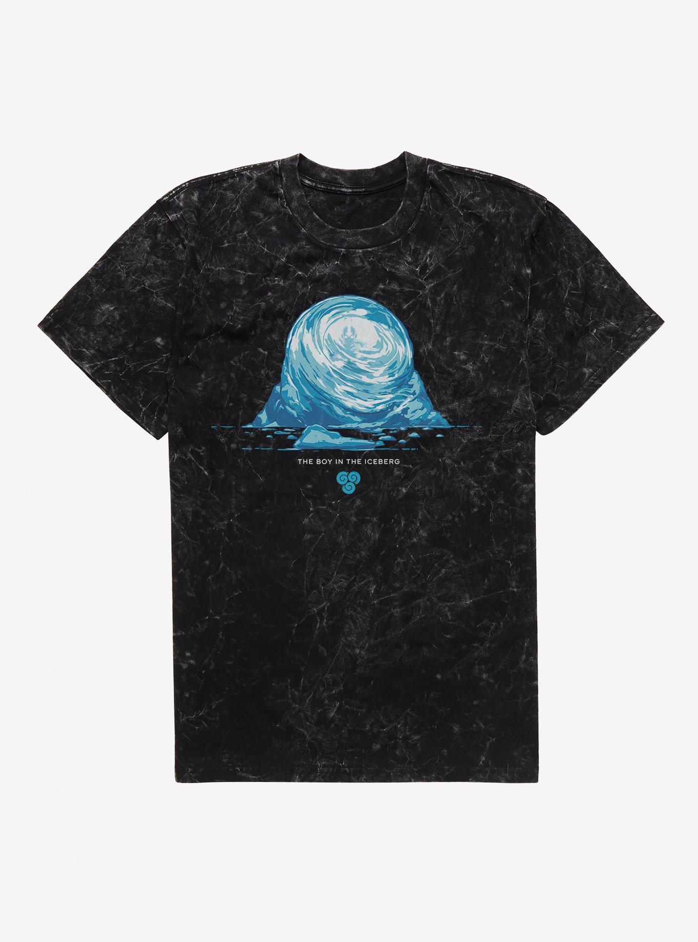Avatar: The Last Airbender Boy In Ice Mineral Wash T-Shirt,All Products : American Fashion Style Bags On Sale