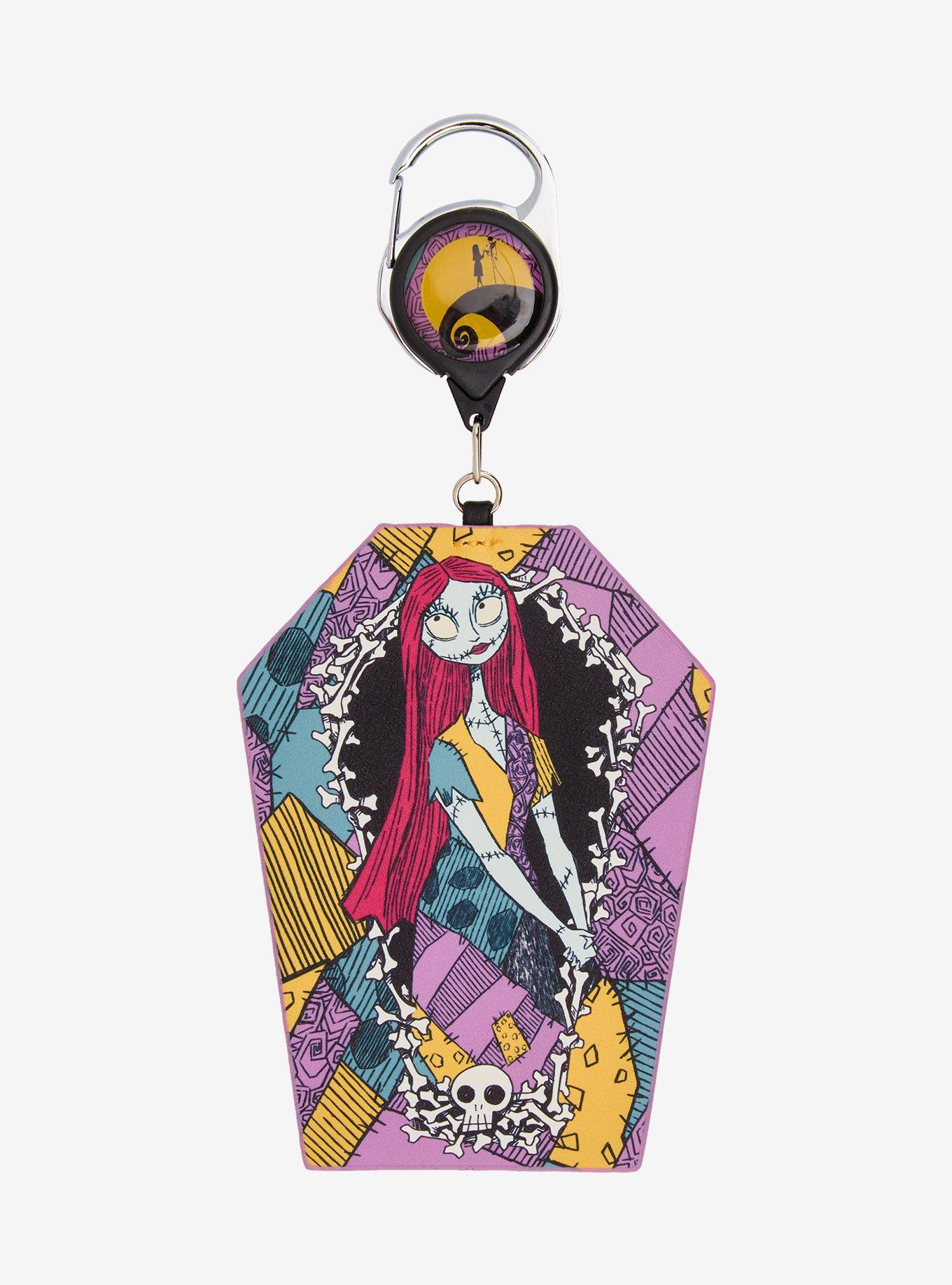 Disney The Nightmare Before Christmas Sally Pattern Coffin Retractable Lanyard - BoxLunch Exclusive, , hi-res