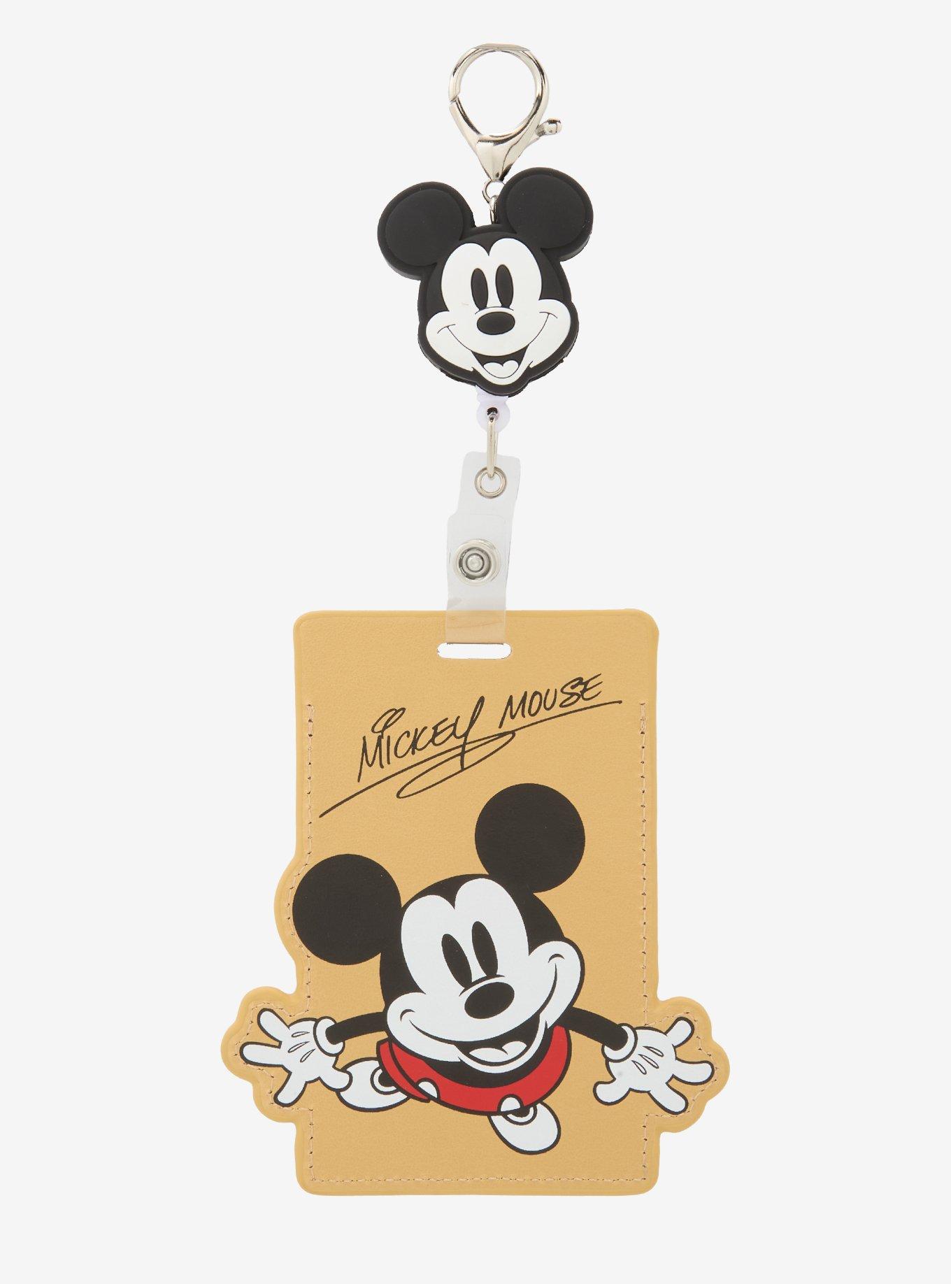 Disney Mickey Mouse Classic Retractable Lanyard — BoxLunch Exclusive, , hi-res
