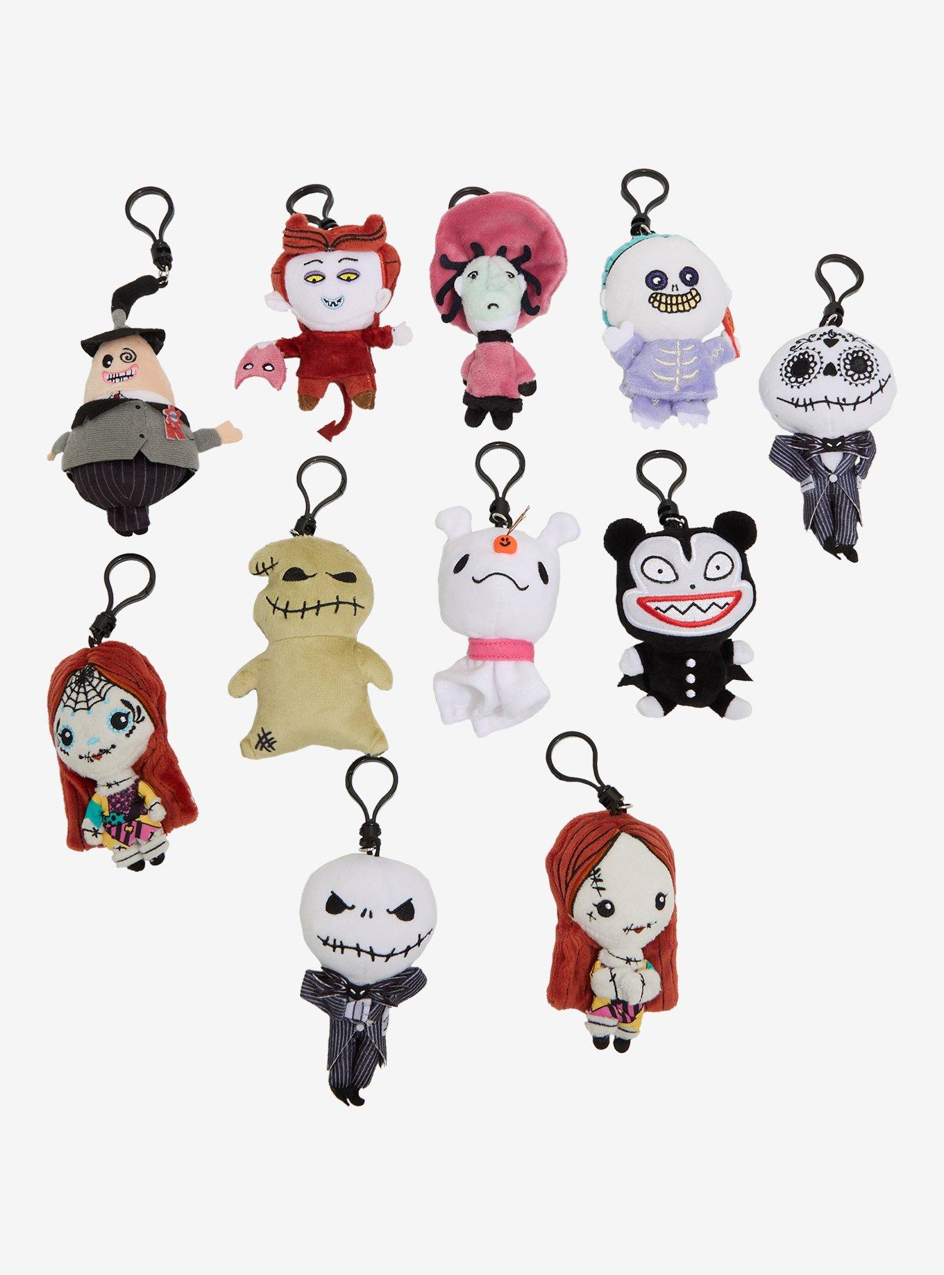 Disney The Nightmare Before Christmas Characters Blind Bag Plush Bag Clip - BoxLunch Exclusive, , hi-res