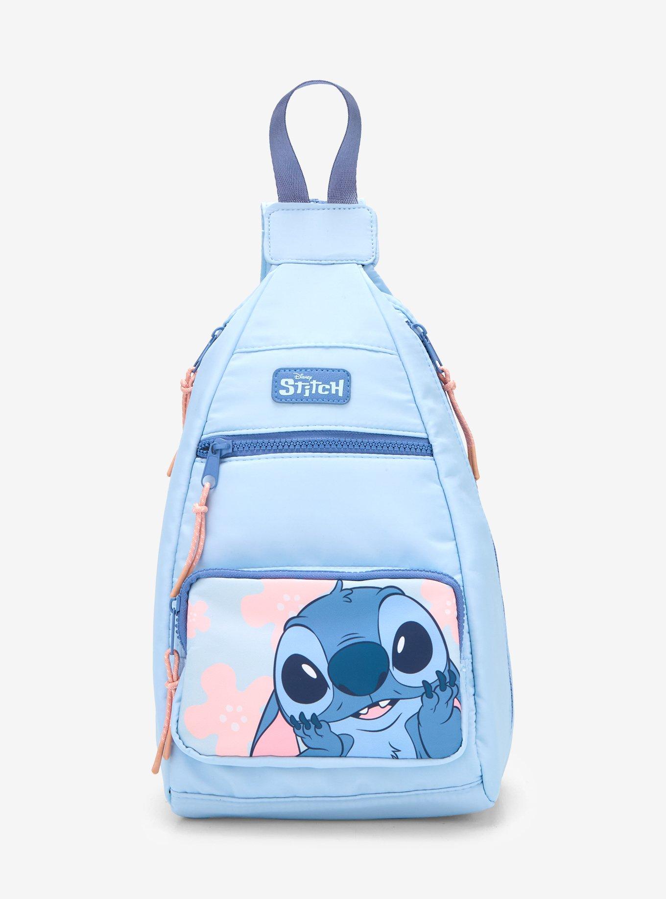 Disney Stitch Pastel Blue Convertible Sling Bag, , hi-res