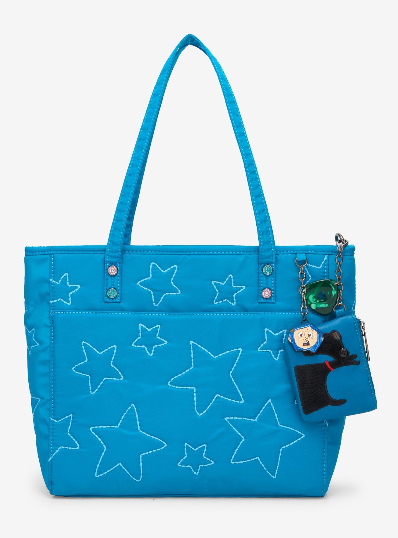Coraline Stars Quilted Tote Bag, , hi-res