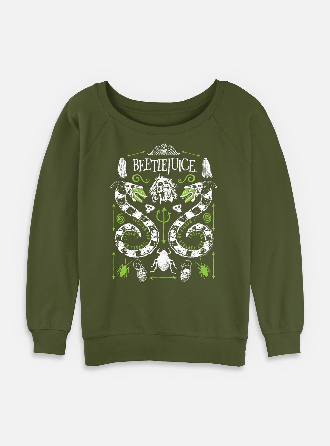 Beetlejuice Sandworm Folk Womens Slouchy Sweatshirt,All Products : American Fashion Style Bags On Sale Beetlejuice Sandworm Folk Womens Slouchy Sweatshirt,All Products : American Fashion Style Bags On Sale