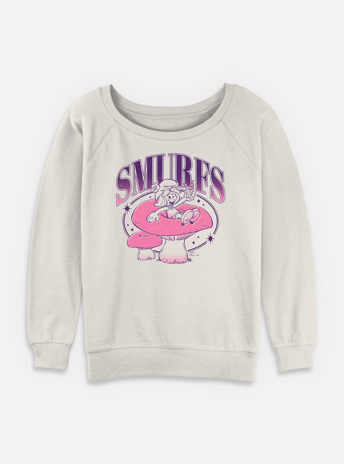 The Smurfs Groovy Vibes Womens Slouchy Sweatshirt, , hi-res