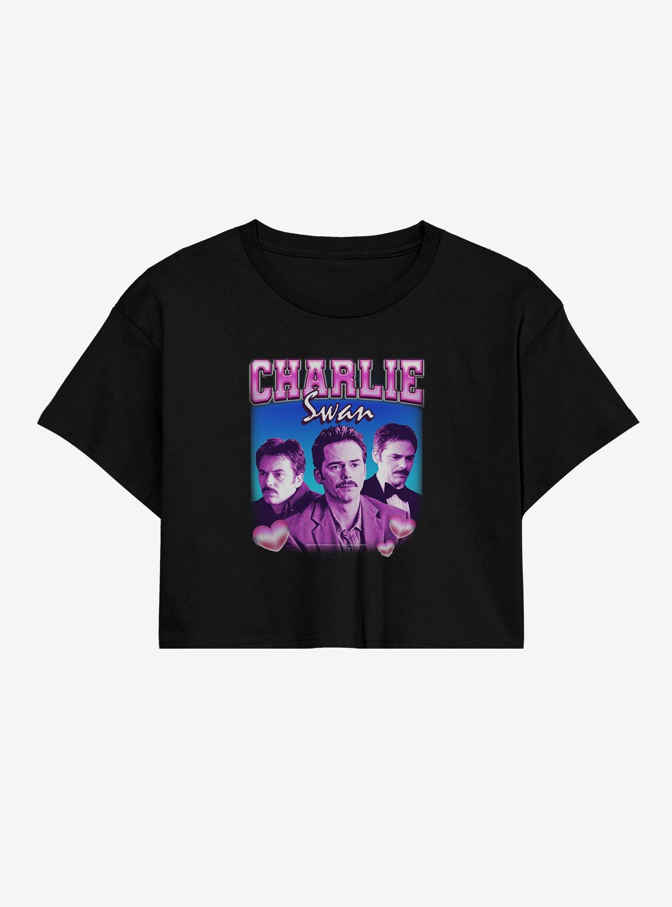 Twilight Charlie Swan Girls Crop T-Shirt, , hi-res