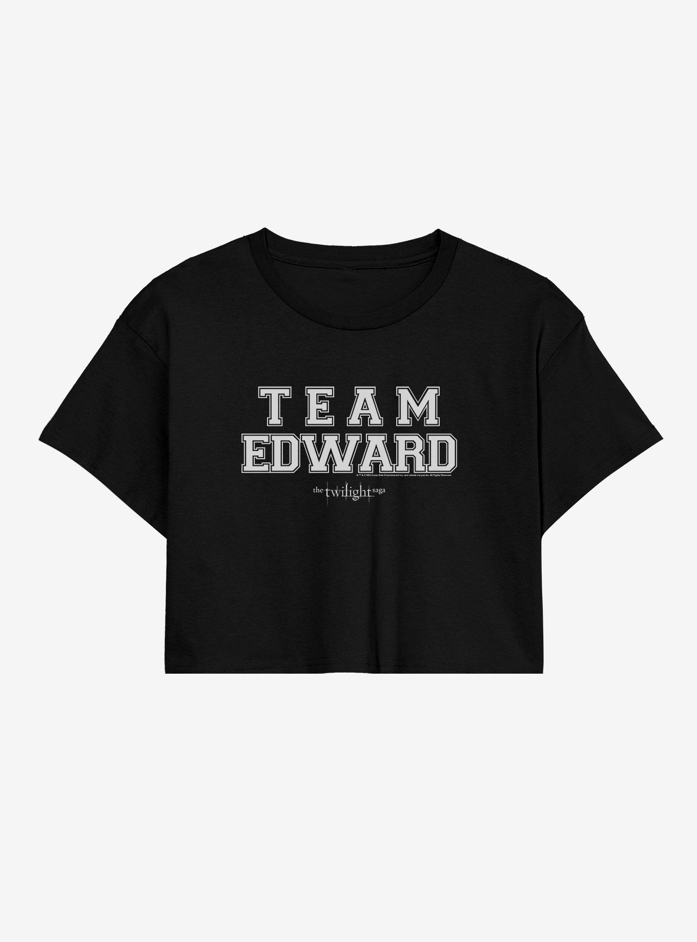 Twilight Team Edward Girls Crop T-Shirt, , hi-res