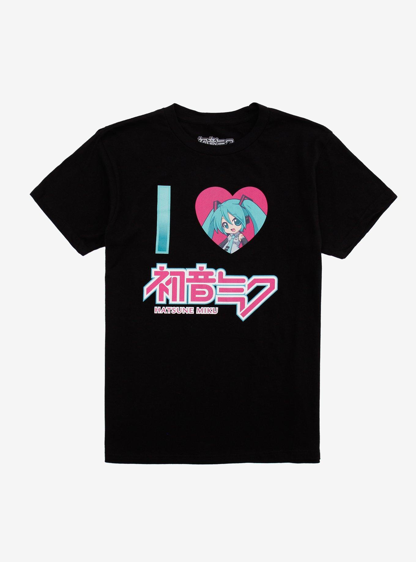 Hatsune Miku Heart T-Shirt, , hi-res