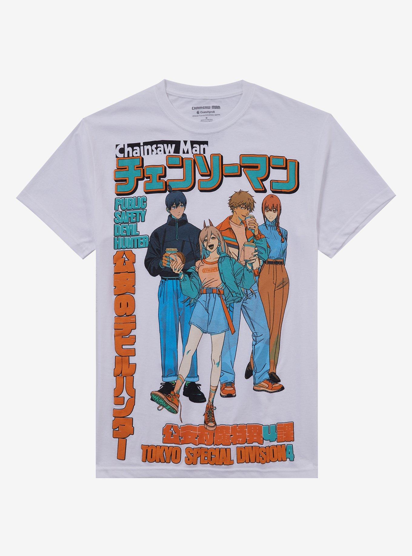 Chainsaw Man Group Casual T-Shirt, , hi-res