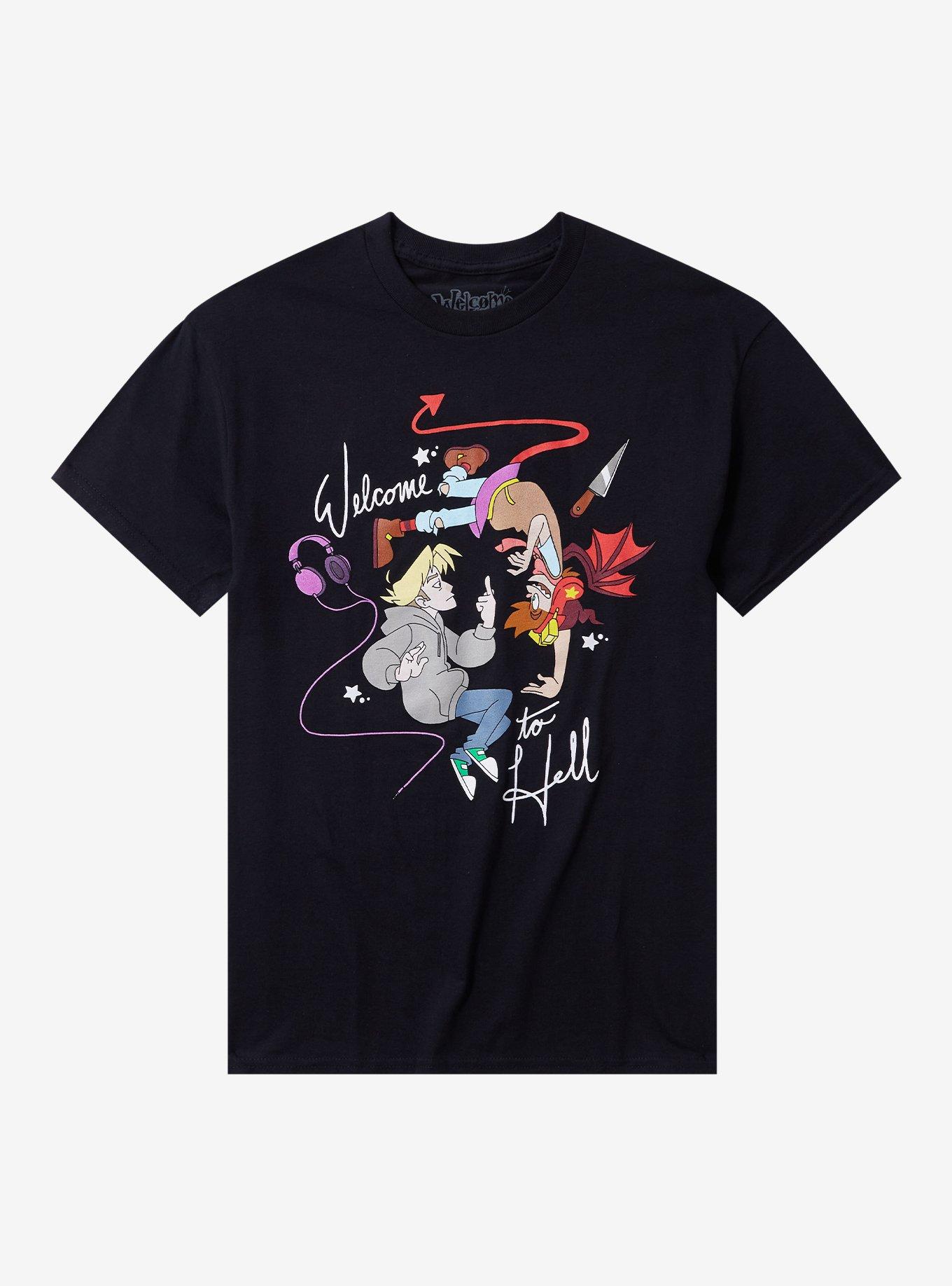 Welcome To Hell Jonathan & Sock T-Shirt | Hot Topic