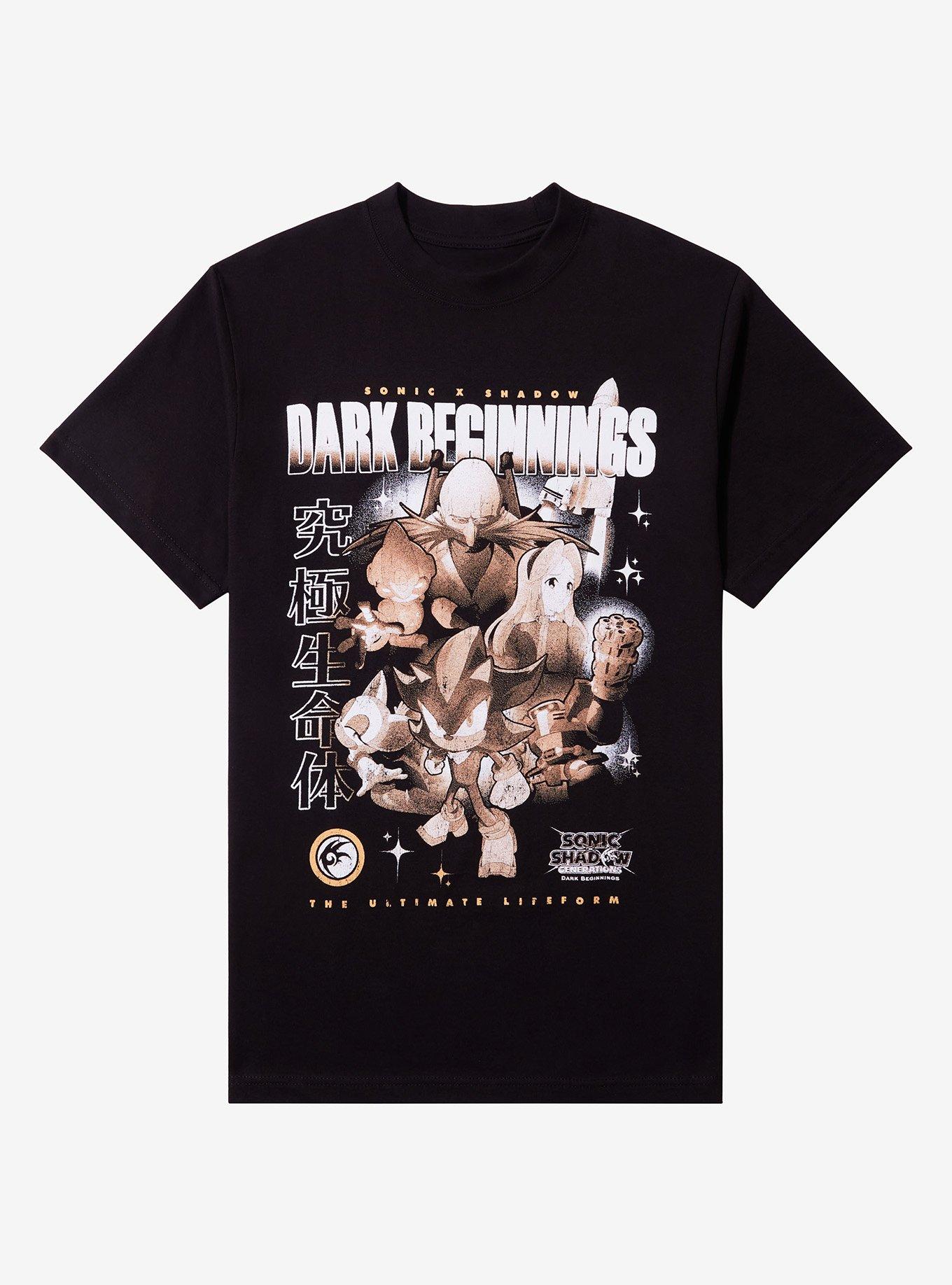 Sonic X Shadow Generations: Dark Beginnings Collage T-Shirt | Hot