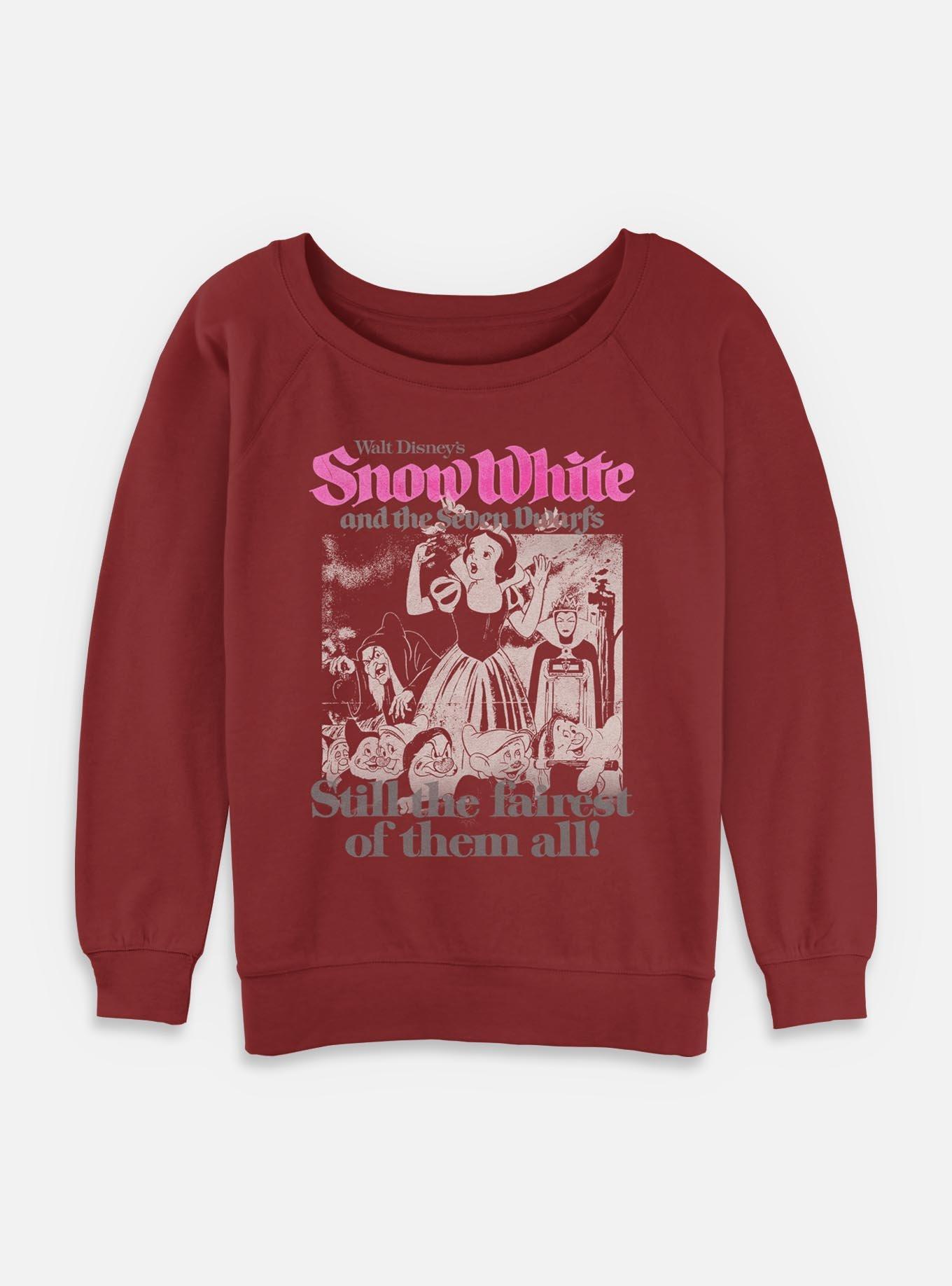 Disney Snow White and the Seven Dwarfs Still The Fairest Of Them All Womens Slouchy Sweatshirt, , hi-res