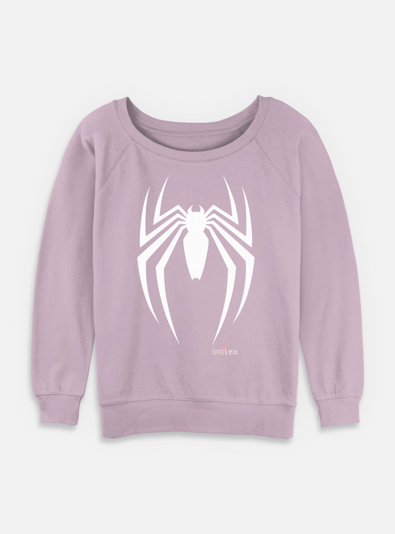 Marvel Spider-Man Spider Icon Womens Slouchy Sweatshirt, , hi-res